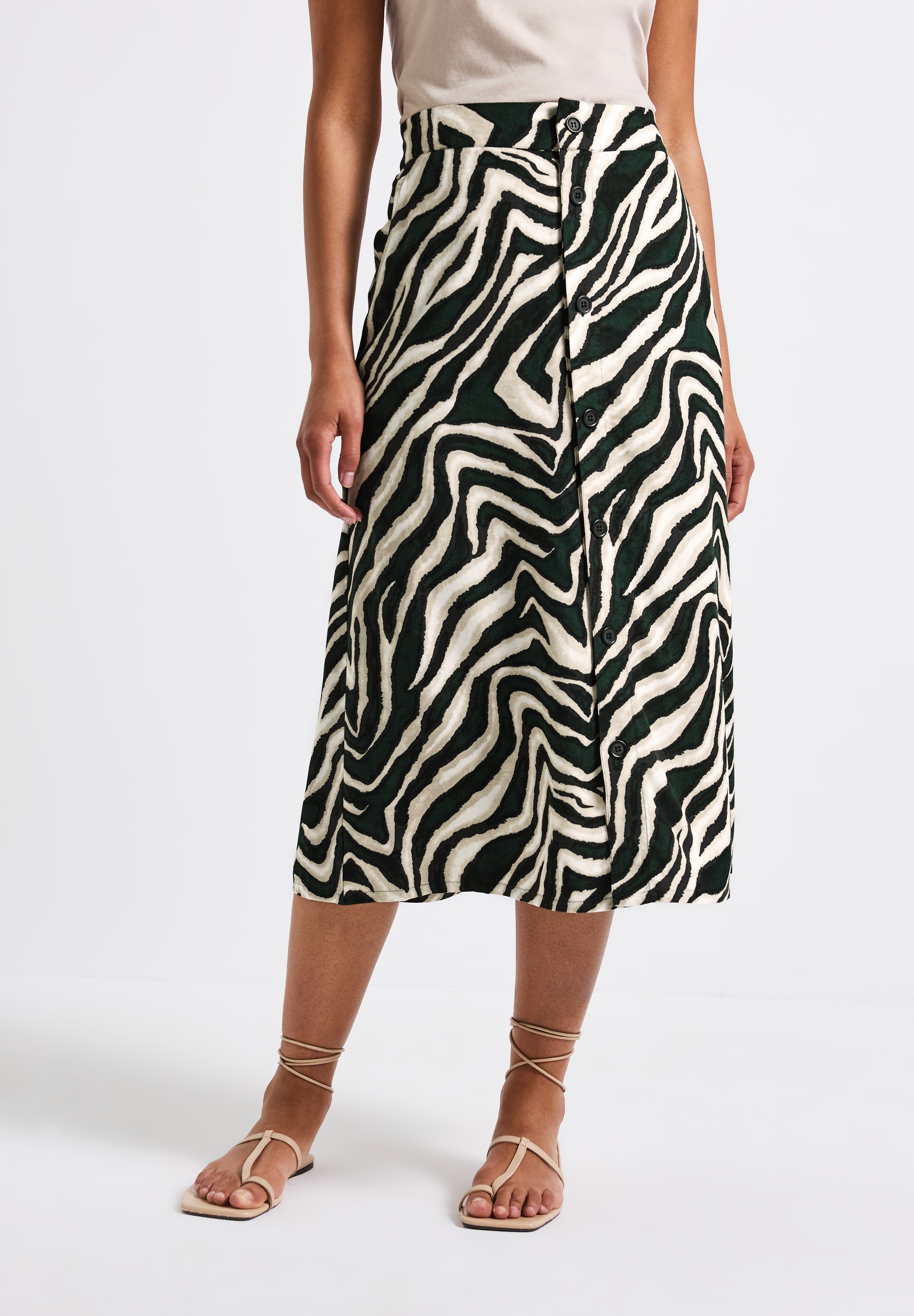 STREET ONE Maxirock, Middle Waist günstig online kaufen