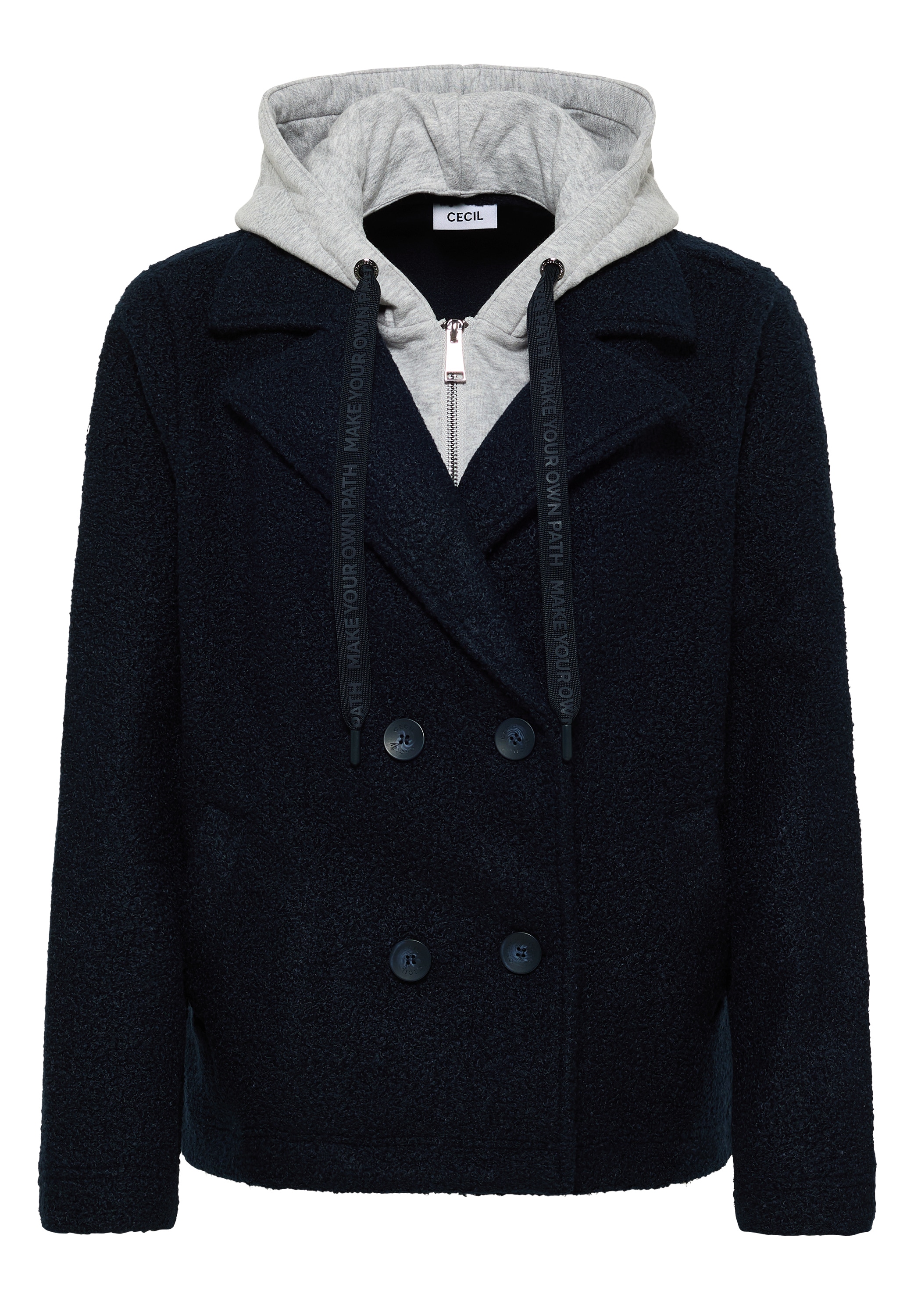 Cecil Outdoorjacke, mit Kapuze, mit abnehmbarer Kapuze