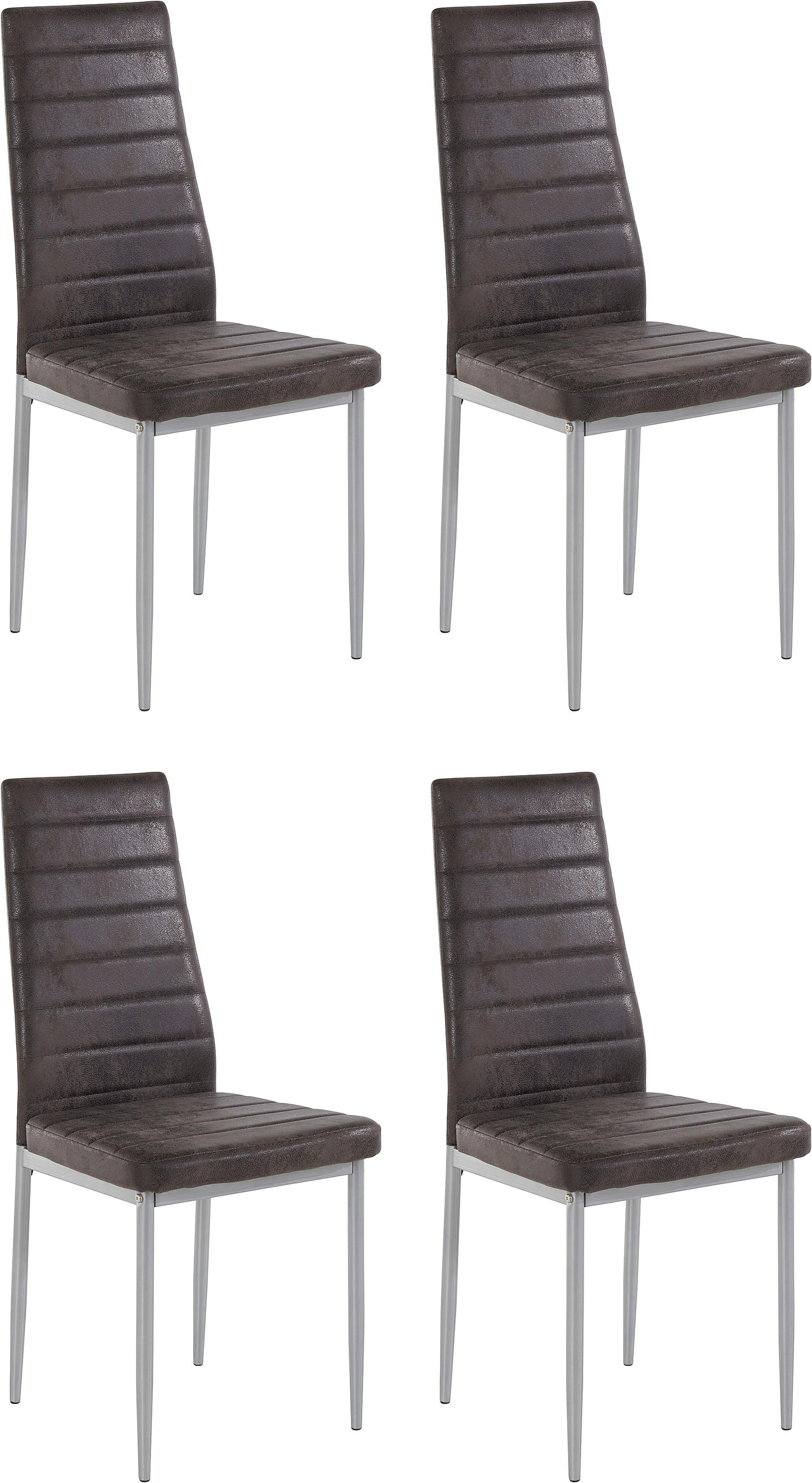 INOSIGN Esszimmerstuhl "Kate" (Set) 4 Microfaser Bezug in Microfaser Vintag günstig online kaufen