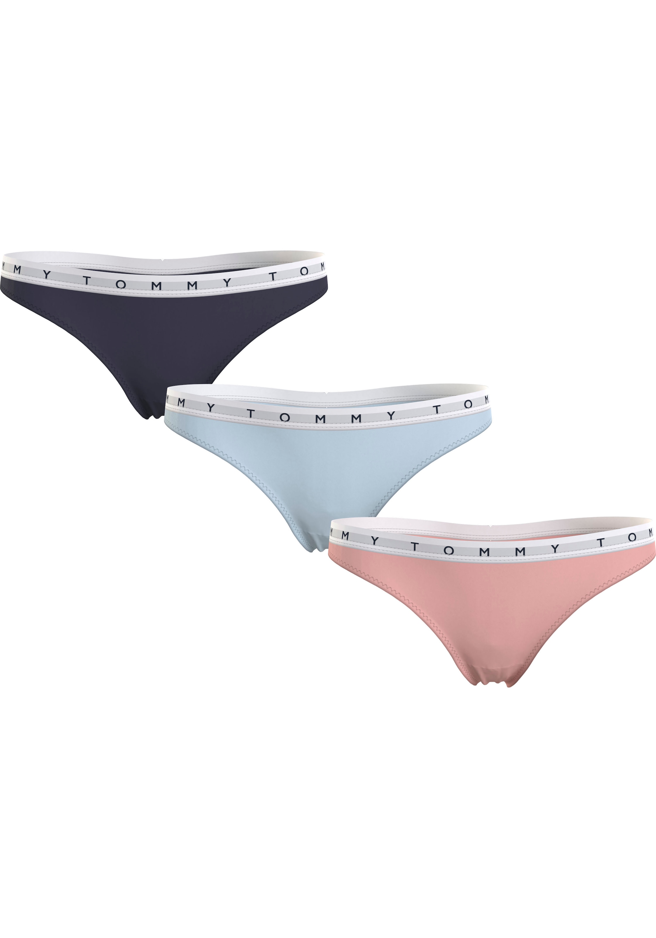 Tommy Hilfiger Underwear Slip »3 PACK THONG«, (Packung, 3 St., 3er-Pack), mit  Tommy Hilfiger Markenlabel online kaufen | BAUR
