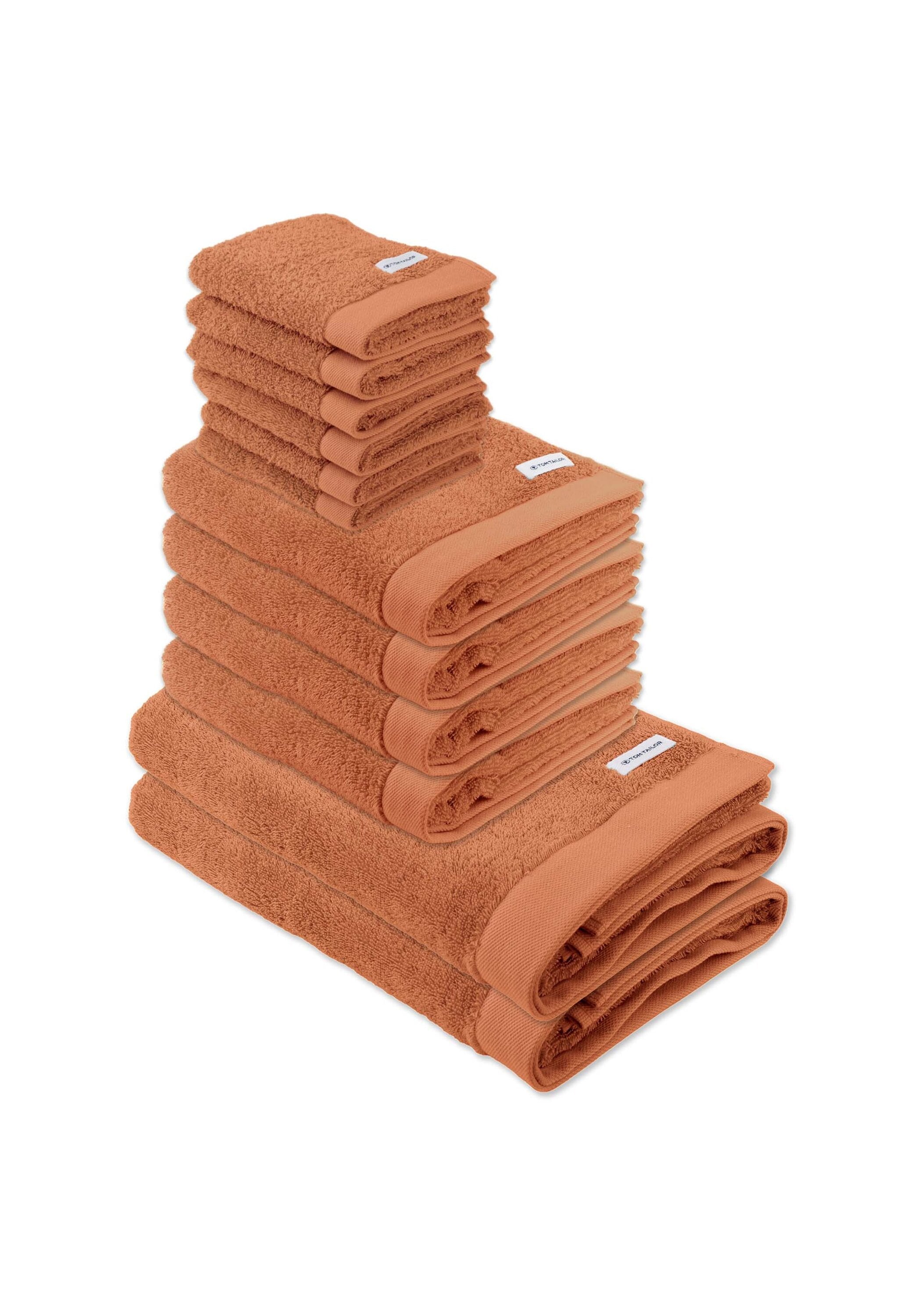 TOM TAILOR Handtuch "Handtuch Color Bath 12er Pack"