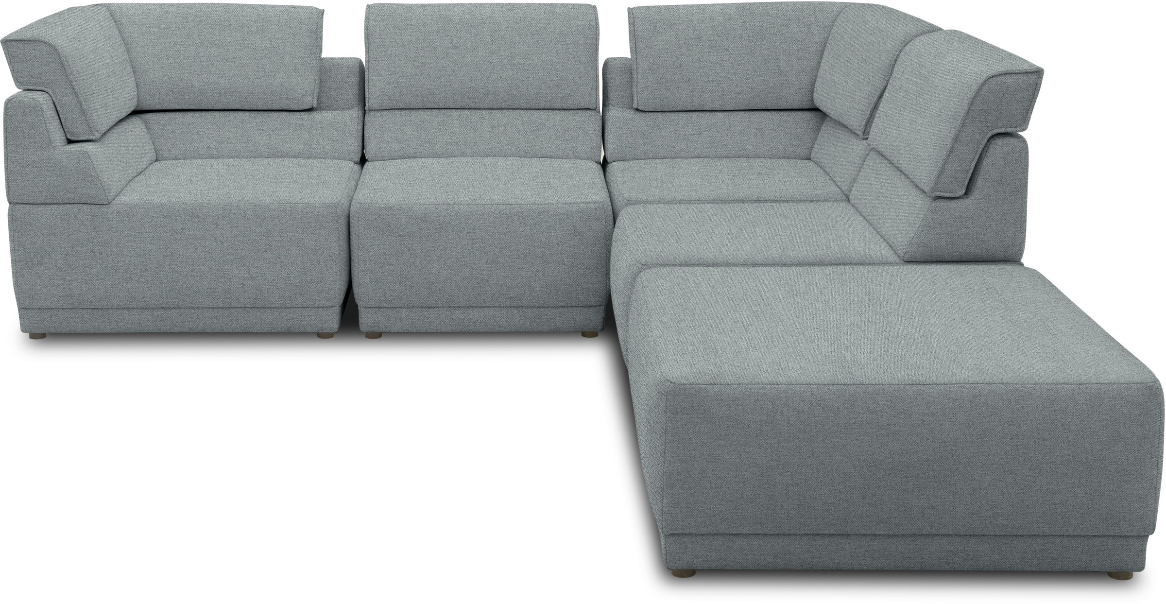 DOMO collection Loungesofa »800007«, (Set, 5 Teile), Rückenkissen aufstellbar, unendlich erweiterbar