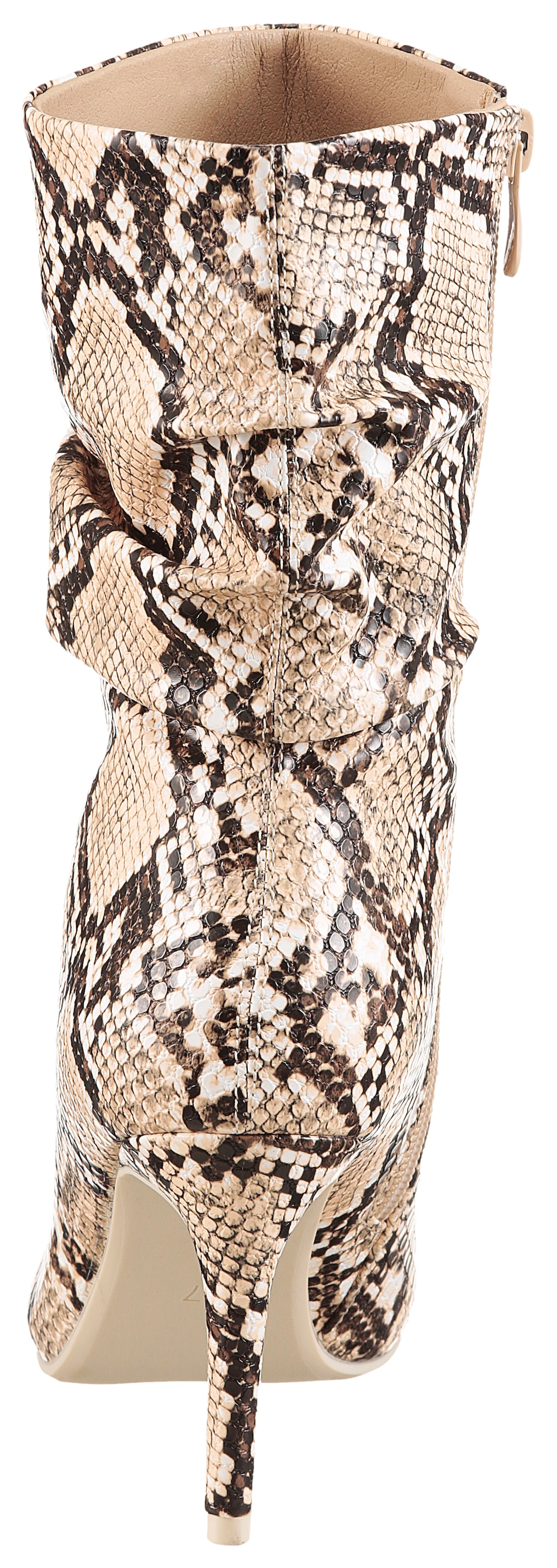 Aniston SHOES Stiefelette, mit Raffungen am slouchy Schaft - NEUE KOLLEKTION