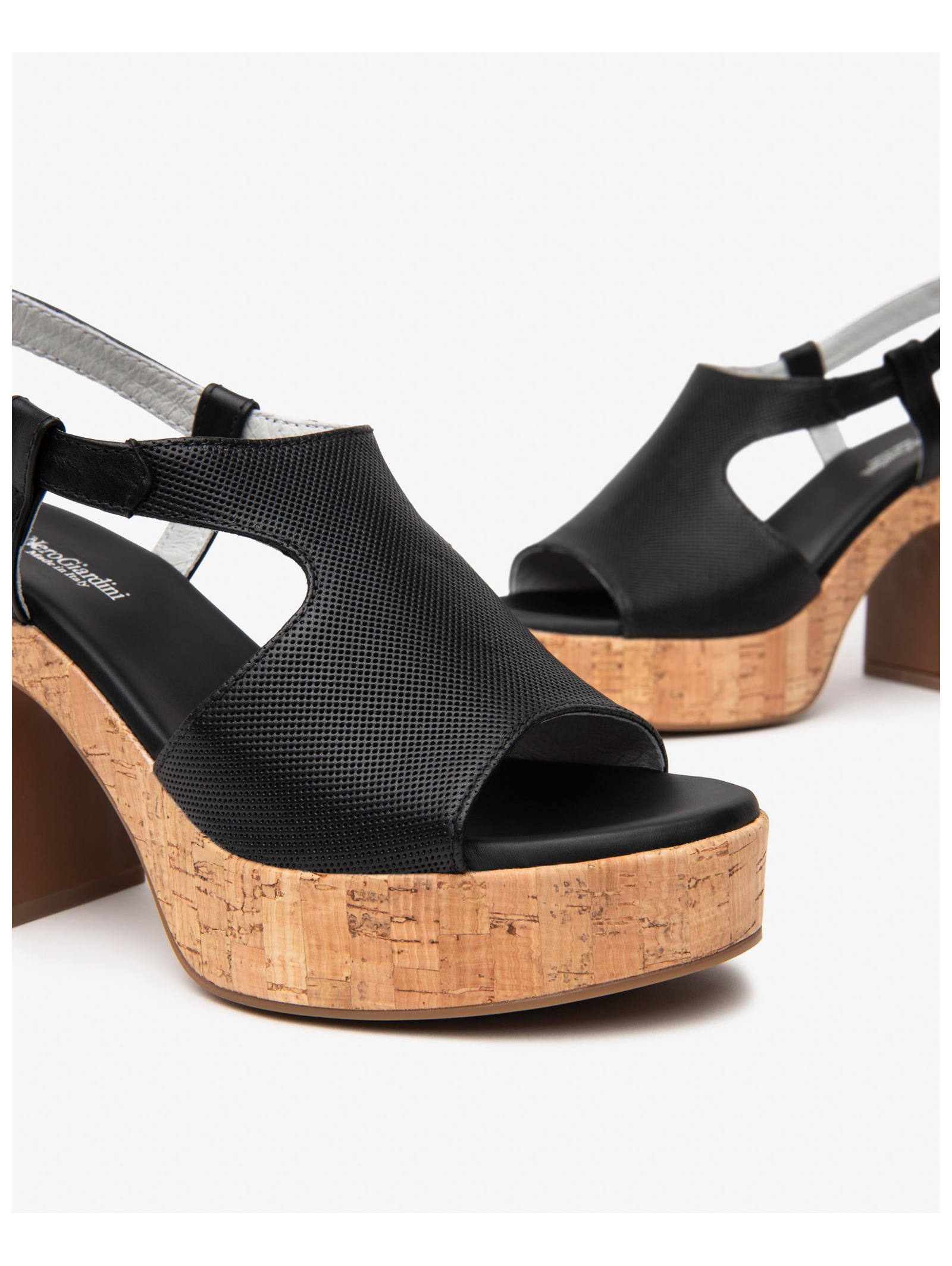 Nero Giardini Schaftsandalette »Nero Giardini Sandalen Leder«