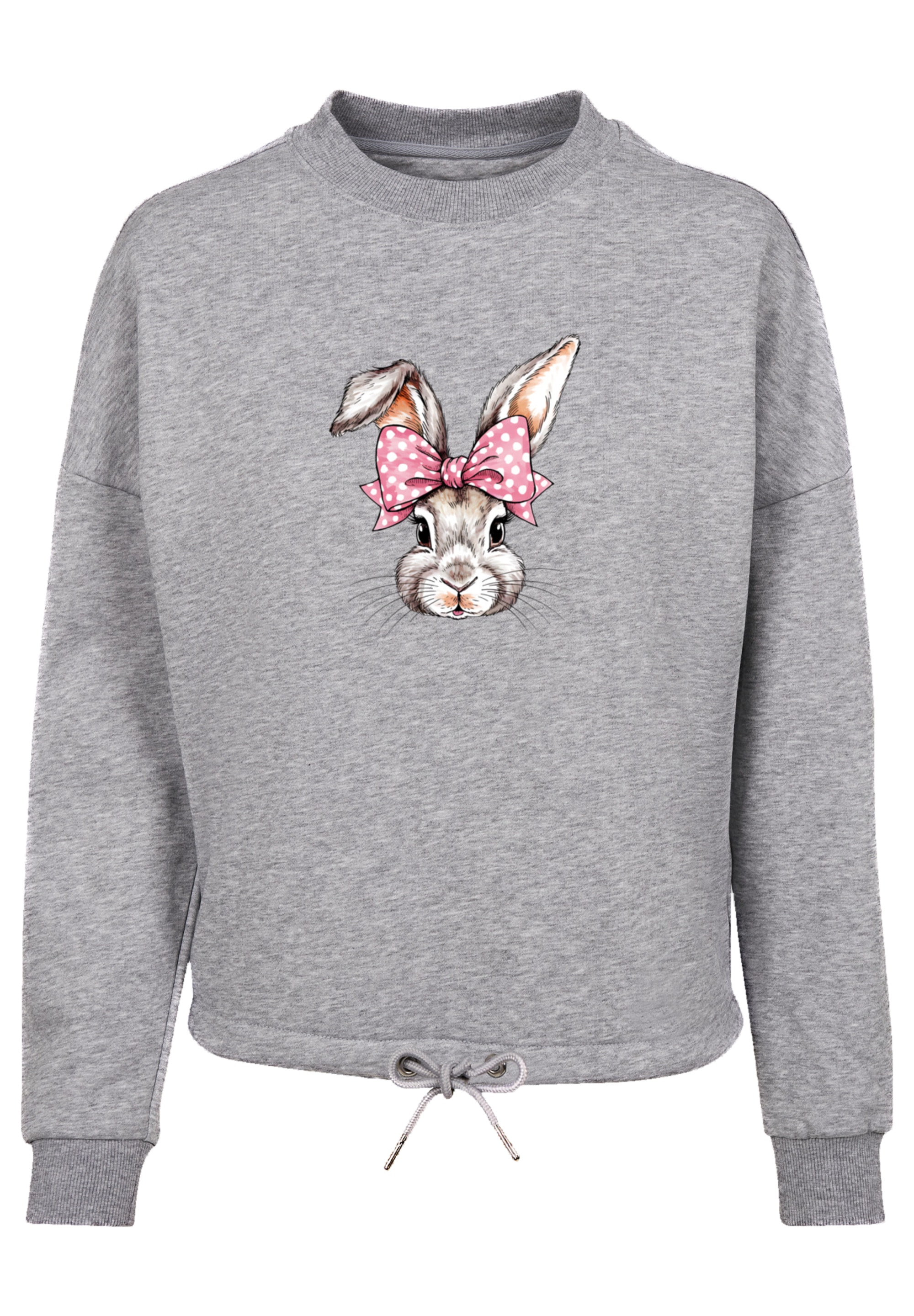 F4NT4STIC Sweatshirt »Niedlicher Hase mit Schleife«, Premium Qualität