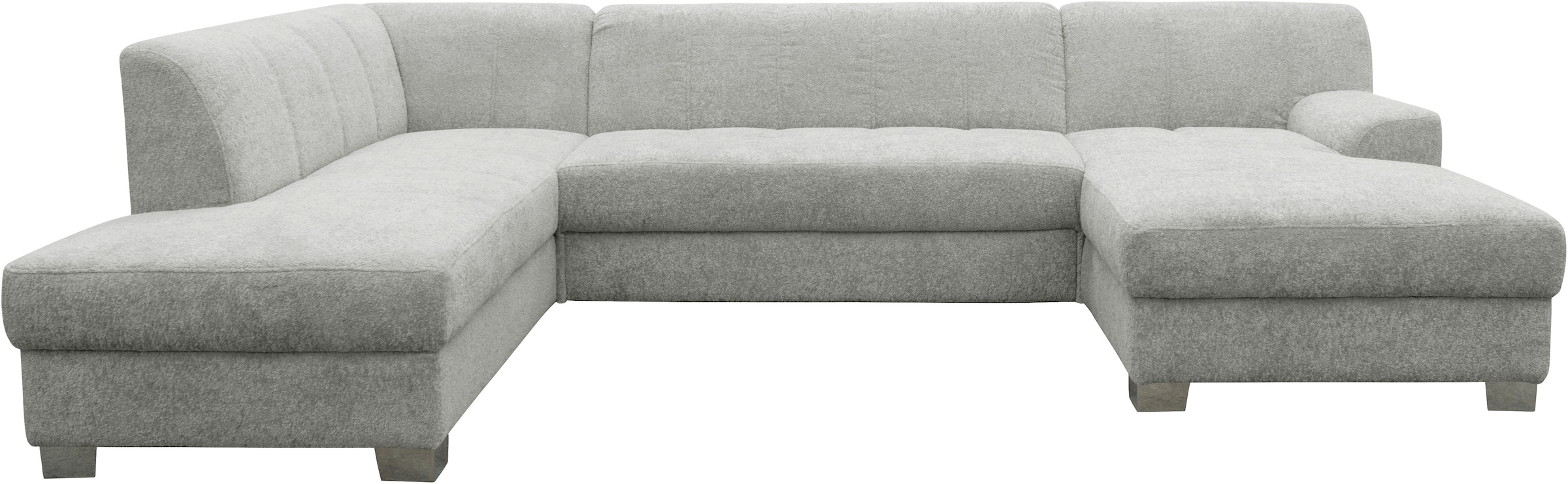 OTTO home Wohnlandschaft »Lolland 296 x 195 cm, modern, mit Steppungen, mittelfester Sitz« U-Form, aus Pet Friendly Bezug