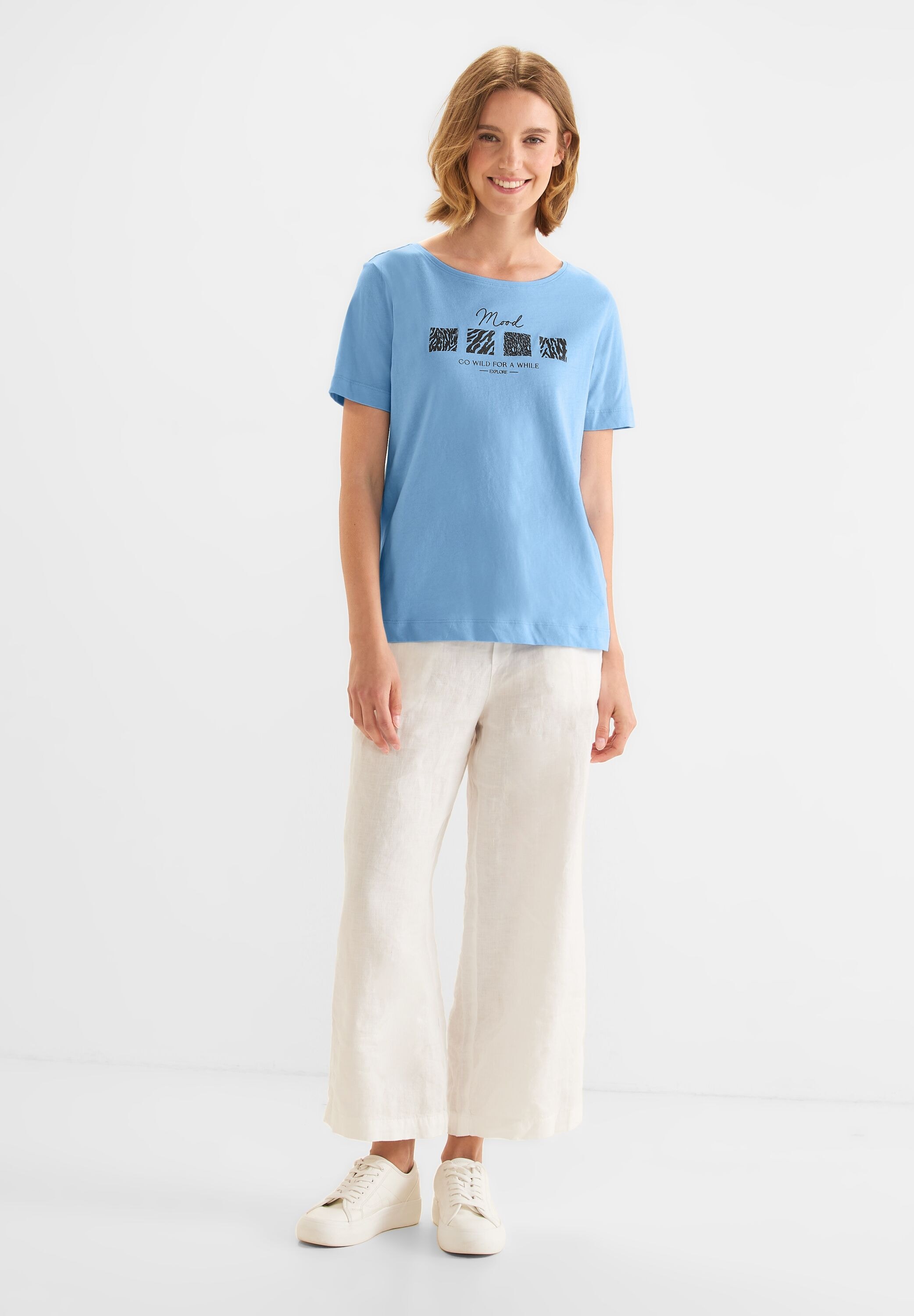 T-Shirt, Baumwolle STREET kaufen | BAUR aus reiner ONE