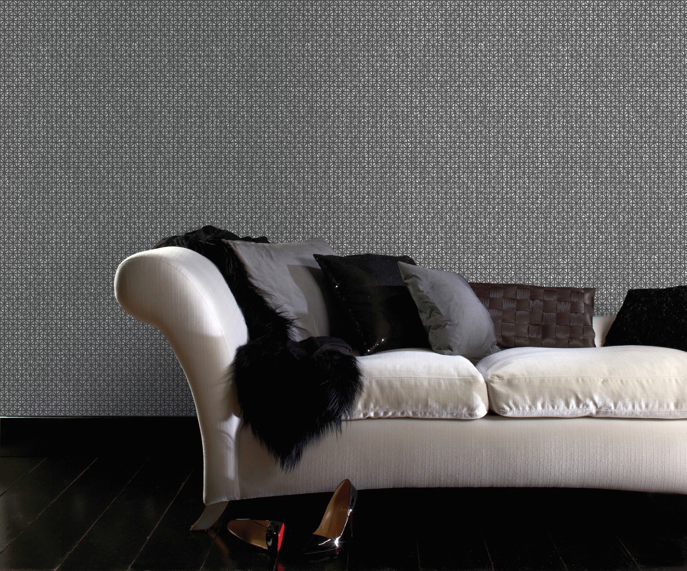 Superfresco Easy Vliestapete »Optical black«, geometrisch, 1000 cm Länge
