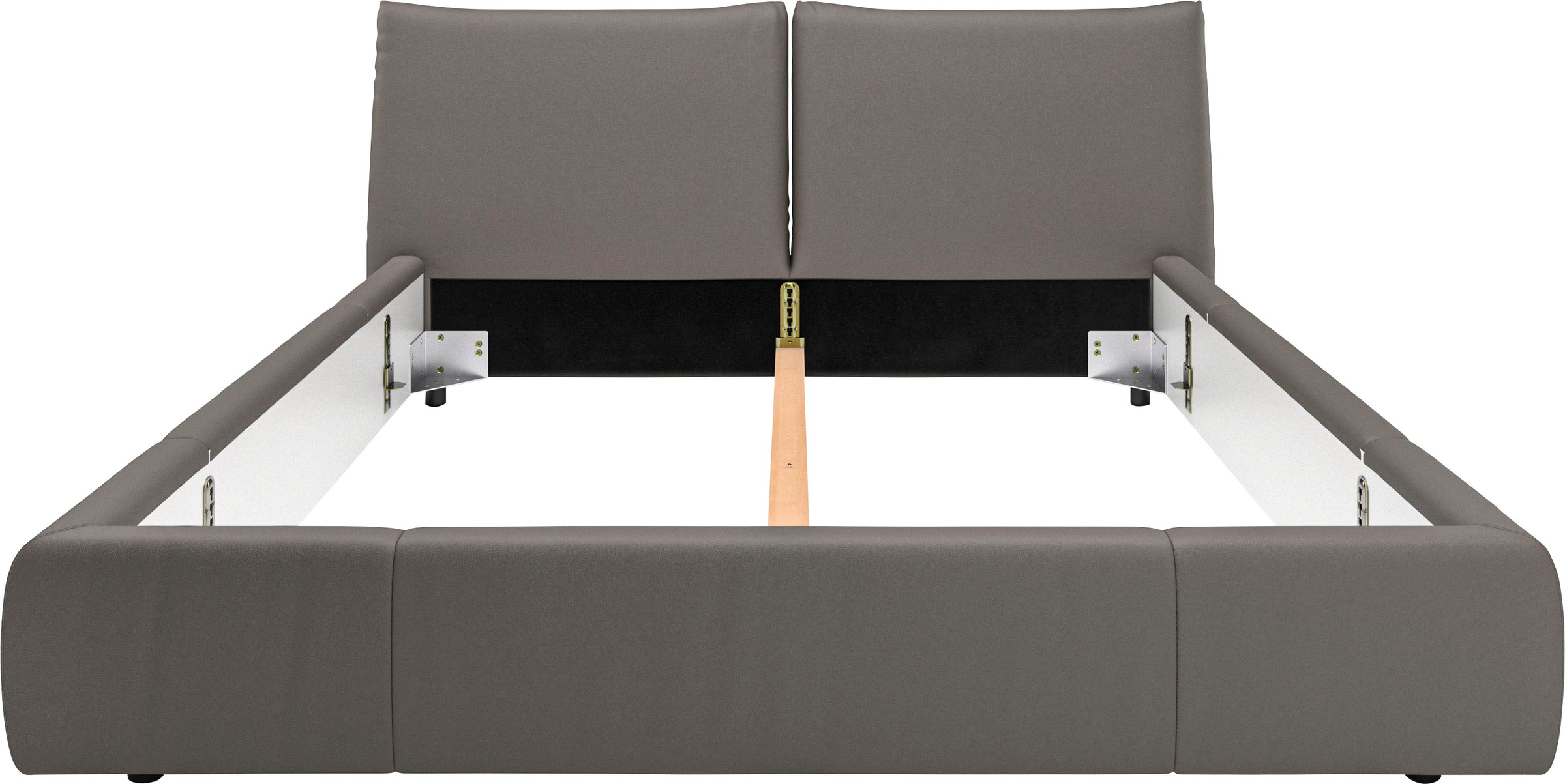 Places of Style Polsterbett »Priora in 4 Breiten bis 200cm«, auch in NaturLEDER, Cord, belastbar bis 280kg, auch Überlänge 220 cm