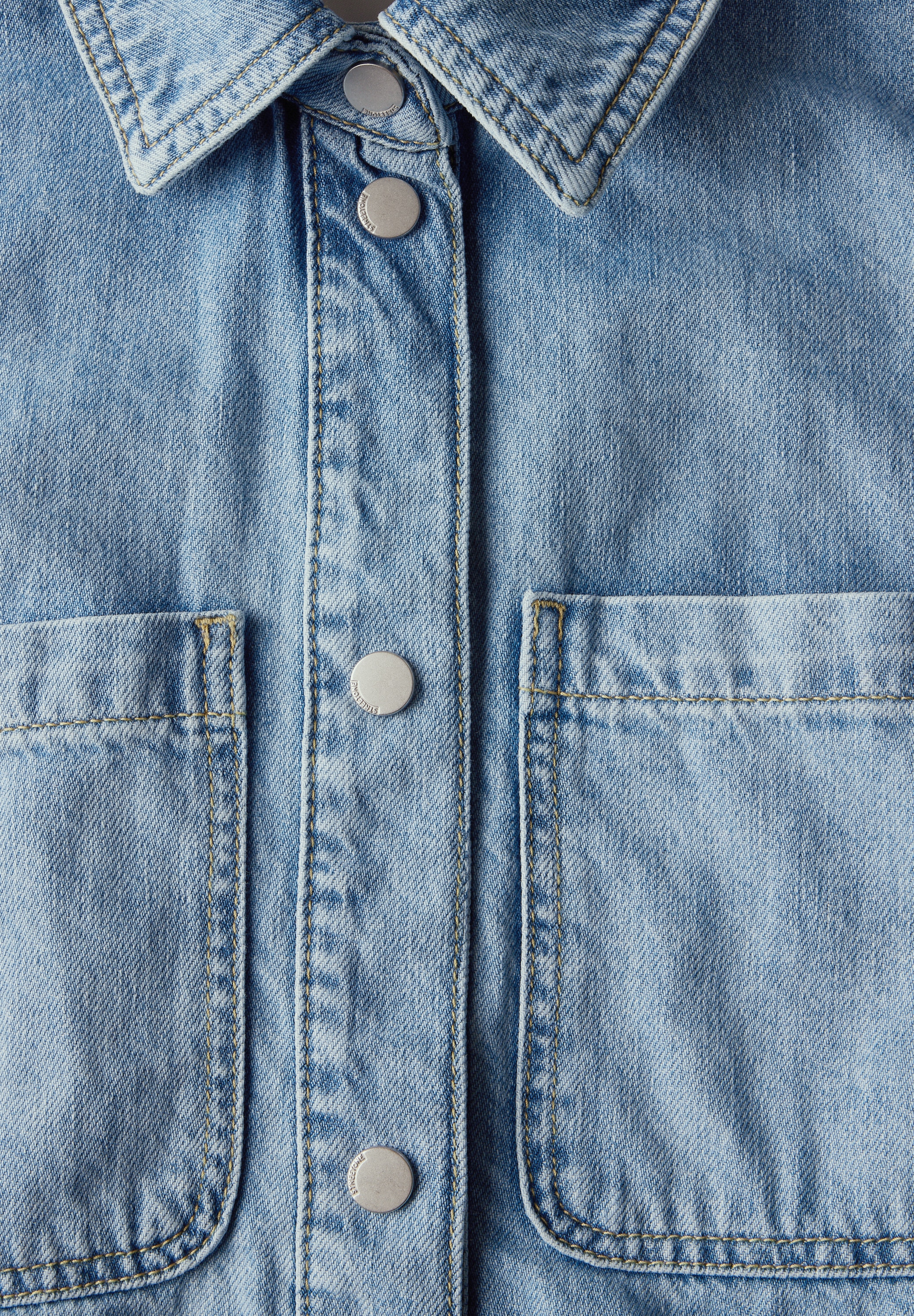 STREET ONE Jeansjacke, ohne Kapuze, mit Knopfleiste
