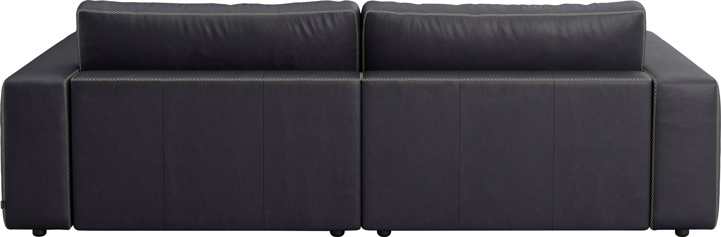 Big-Sofa MUSTERRING "LUCIA", braun (mocca puro), B:252cm H:81cm T:124cm, Flachgewebe FLORIS (100% Polyester);Flachgewebe VALMONT (60% Baumwolle/ 40% Leinen);Microfaser CRONA (100% Polyester), Sofas, Big-Sofa, in vielen Qualitäten und 4 unterschiedlichen N 6