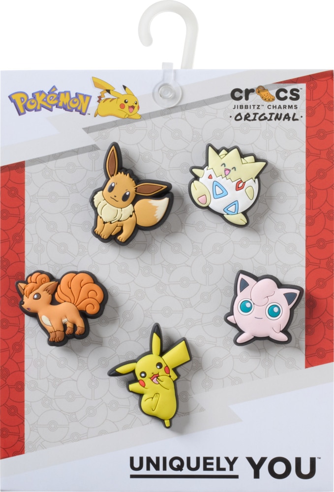 Crocs Schuhanstecker »Jibbitz™ Pokemon Character«, (Set, 5 tlg., Kein Spielzeug. Nicht für Kinder unter 3 Jahren geeignet), Charm, Anstecker für Crocs Schuhe