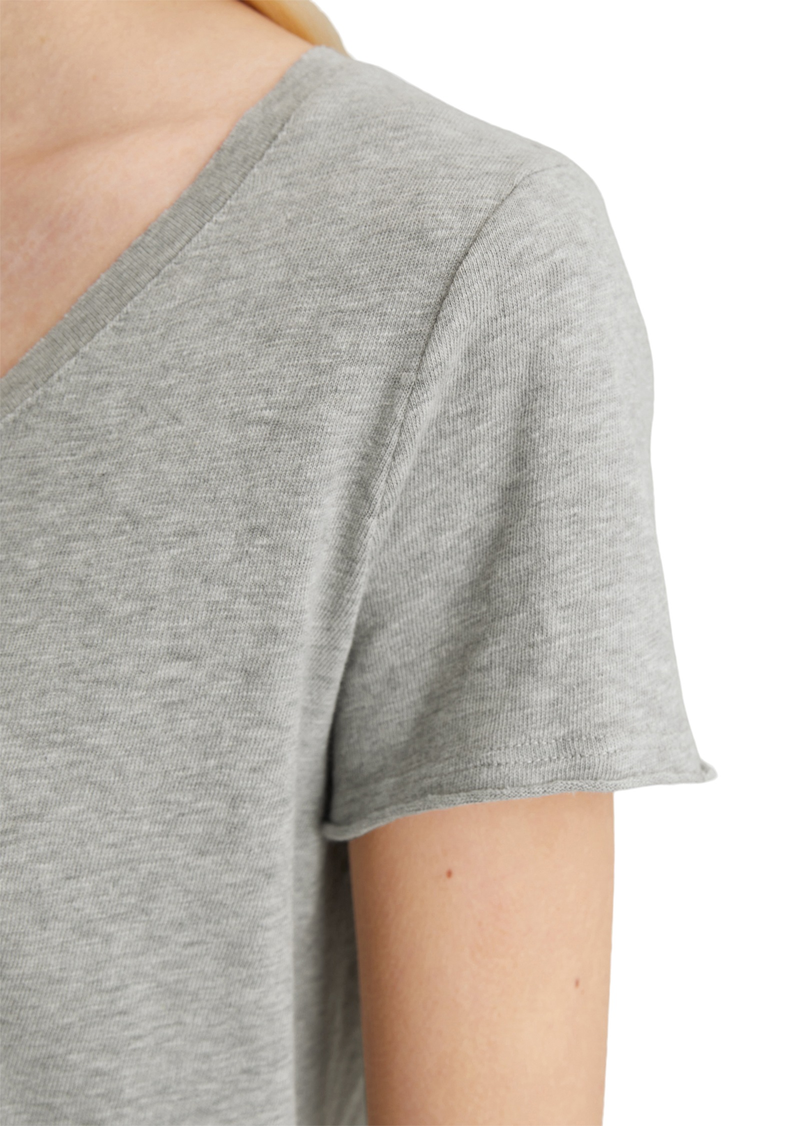 Thumbnail - Marc OPolo DENIM T-Shirt mit abgerundetem V-Neck