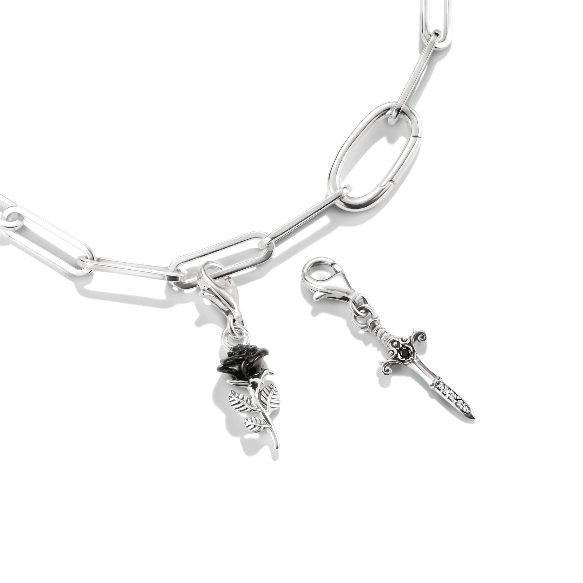 THOMAS SABO Charm-Einhänger »True Romance Rose Charm - Original«