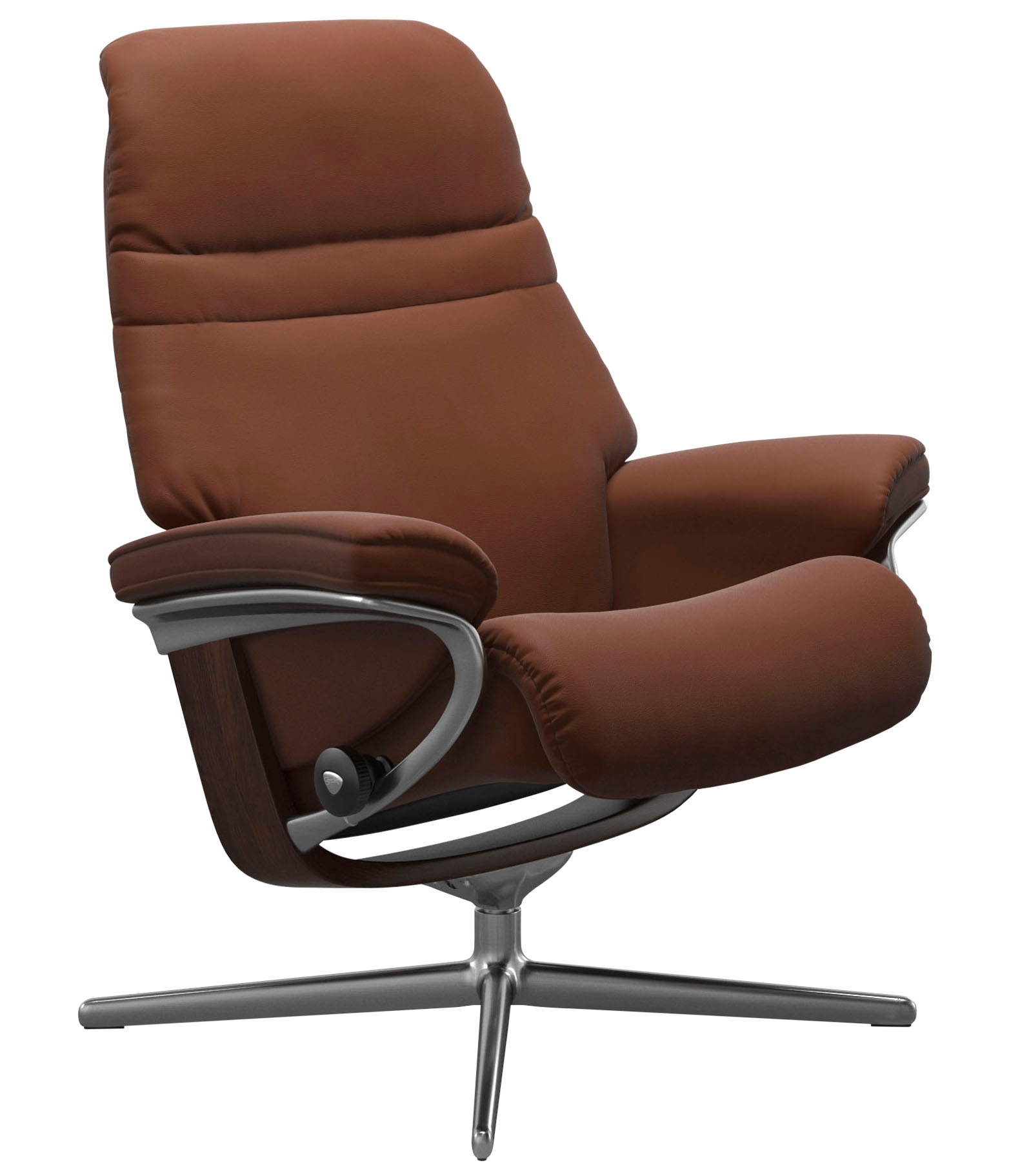 Stressless® Relaxsessel »Sunrise«, mit Cross Base, Größe S, M & L, Holzakzent Braun