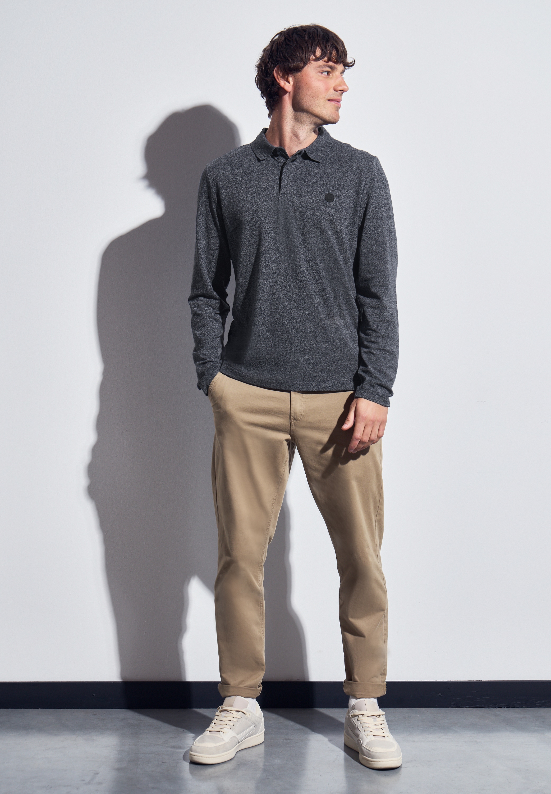 STREET ONE MEN Poloshirt, im soften Baumwoll-Mix