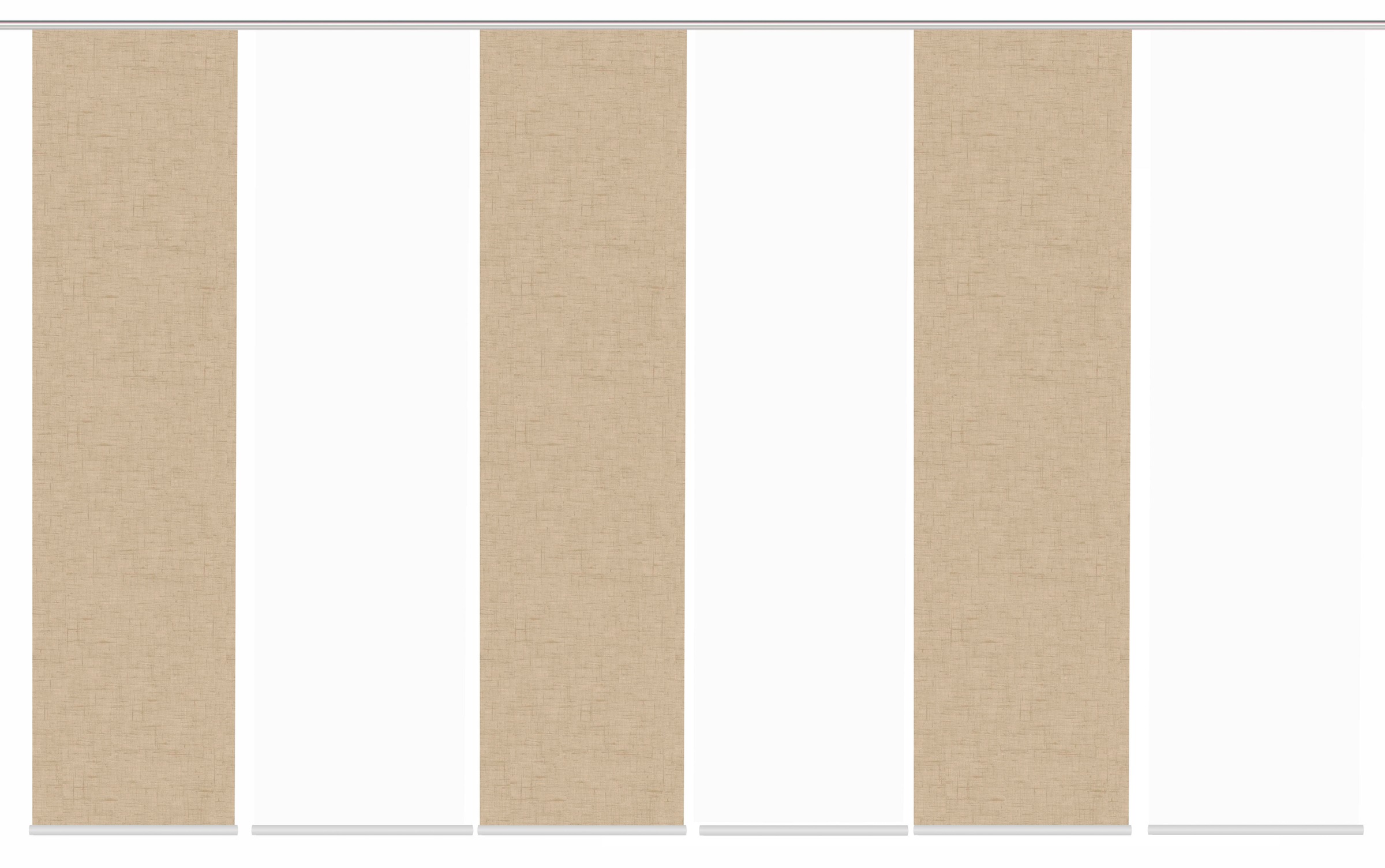 HOME WOHNIDEEN Schiebegardine »PIVE 6er SET«, (6 St.), Schiebevorhang Digidruck 6er Set PIVE