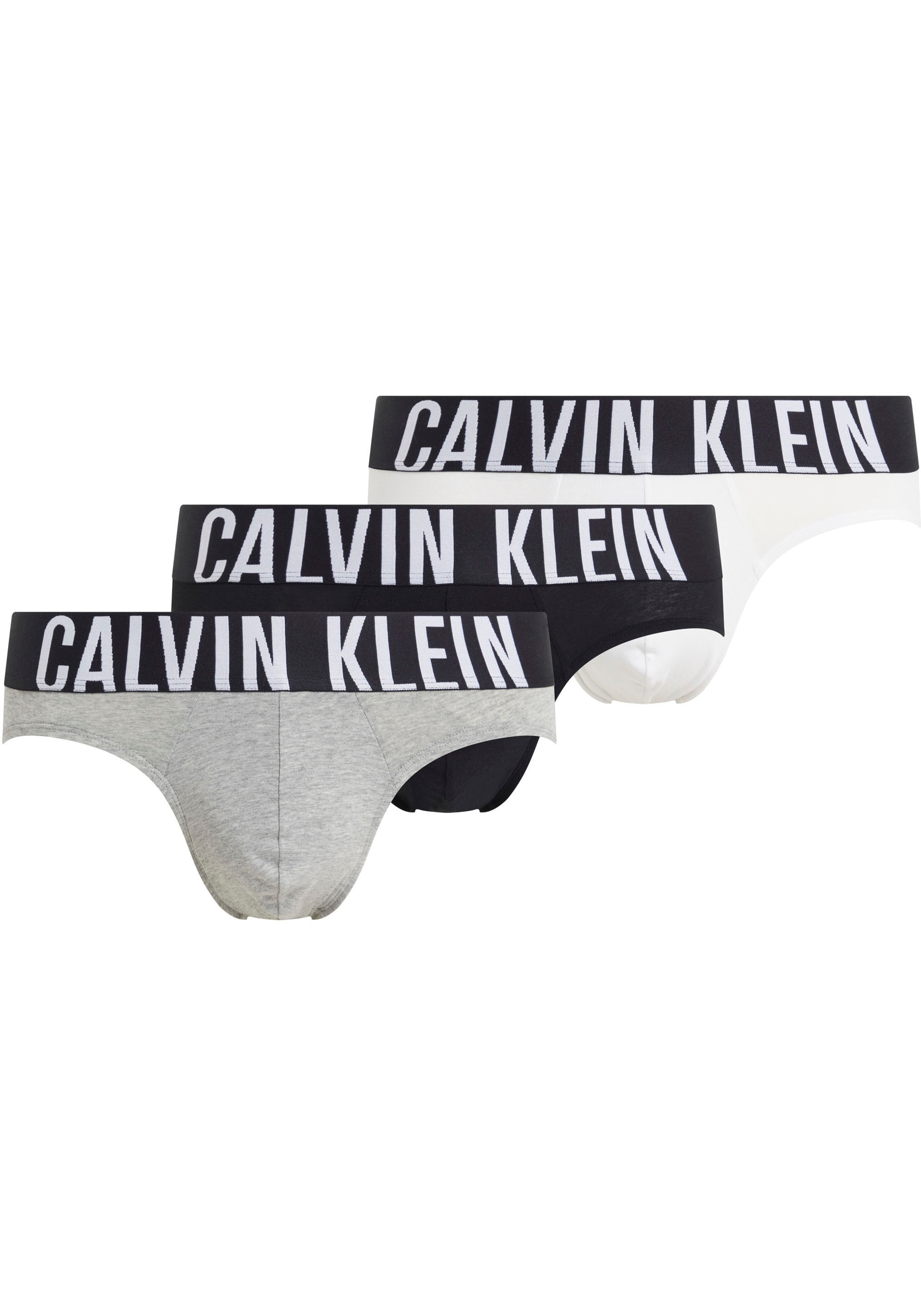 Calvin Klein Underwear Hipster »HIP BRIEF 3PK«, (Packung, 3 St., 3er), mit Logo-Stretchbund