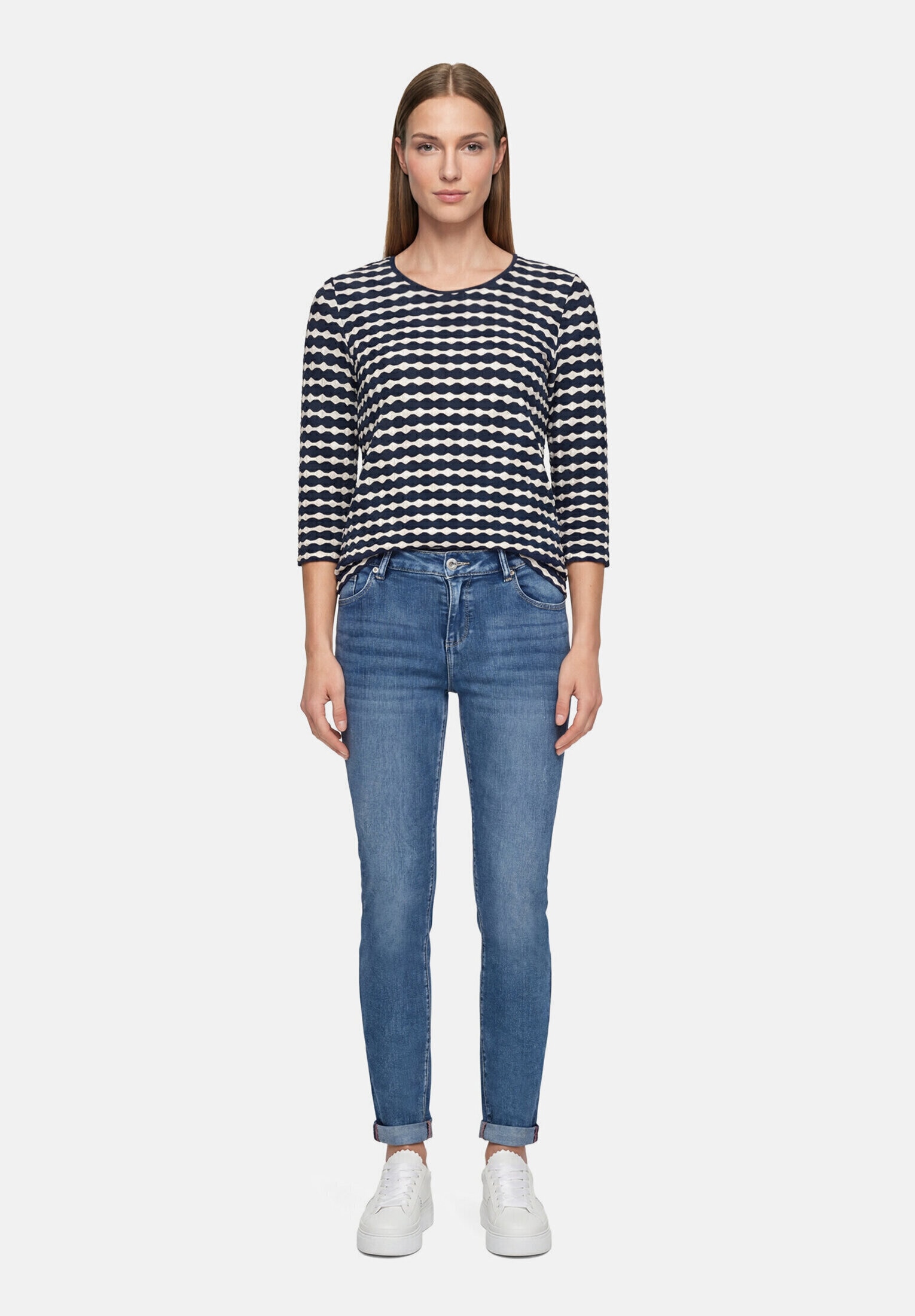 Betty Barclay 3/4-Arm-Shirt "Damen mit Rundhalsausschnitt" 1 Stk. Material