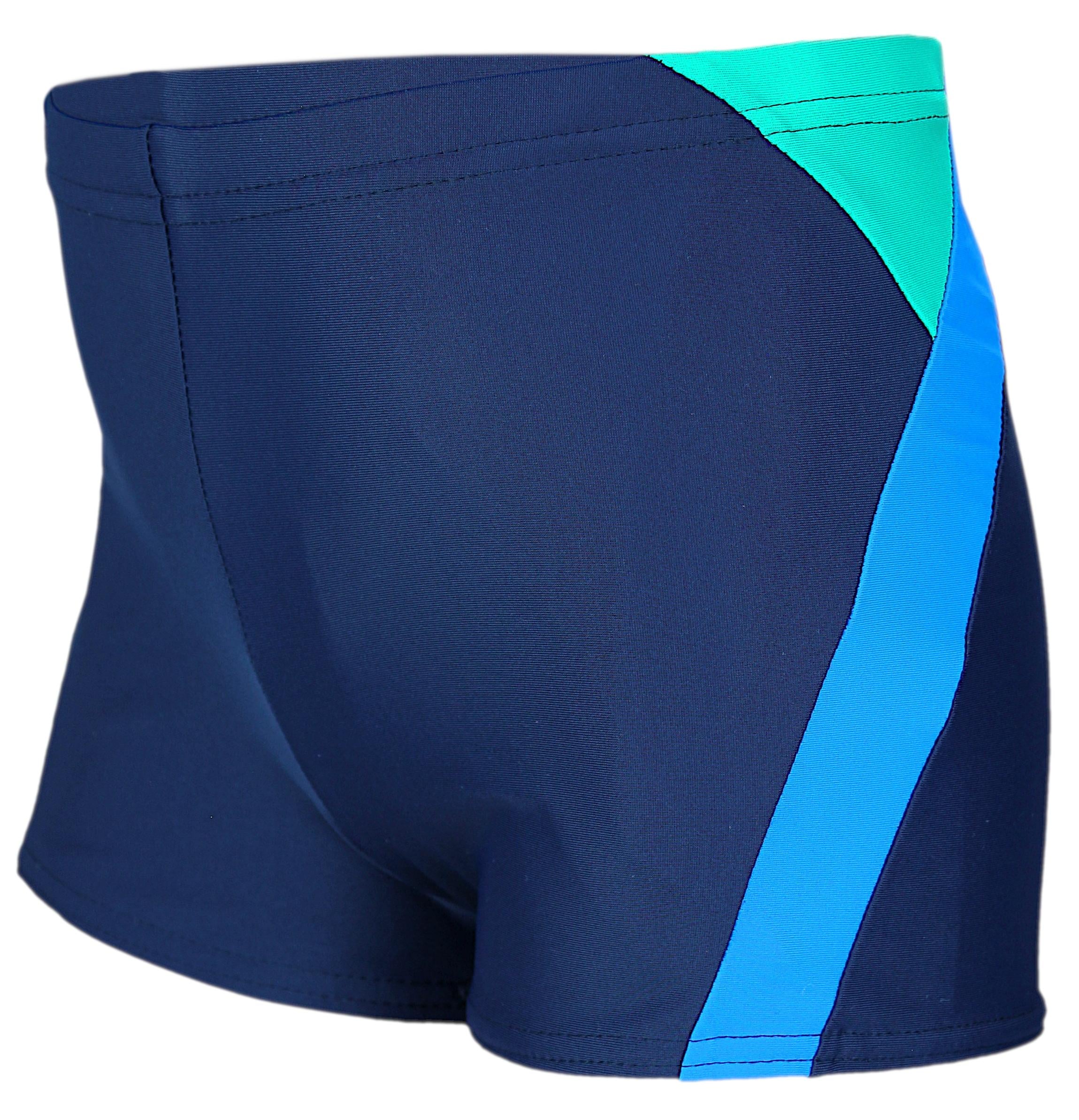 AQUARTI Badehose "Badehose Jungen Badehose Gestreift mit Motiven"
