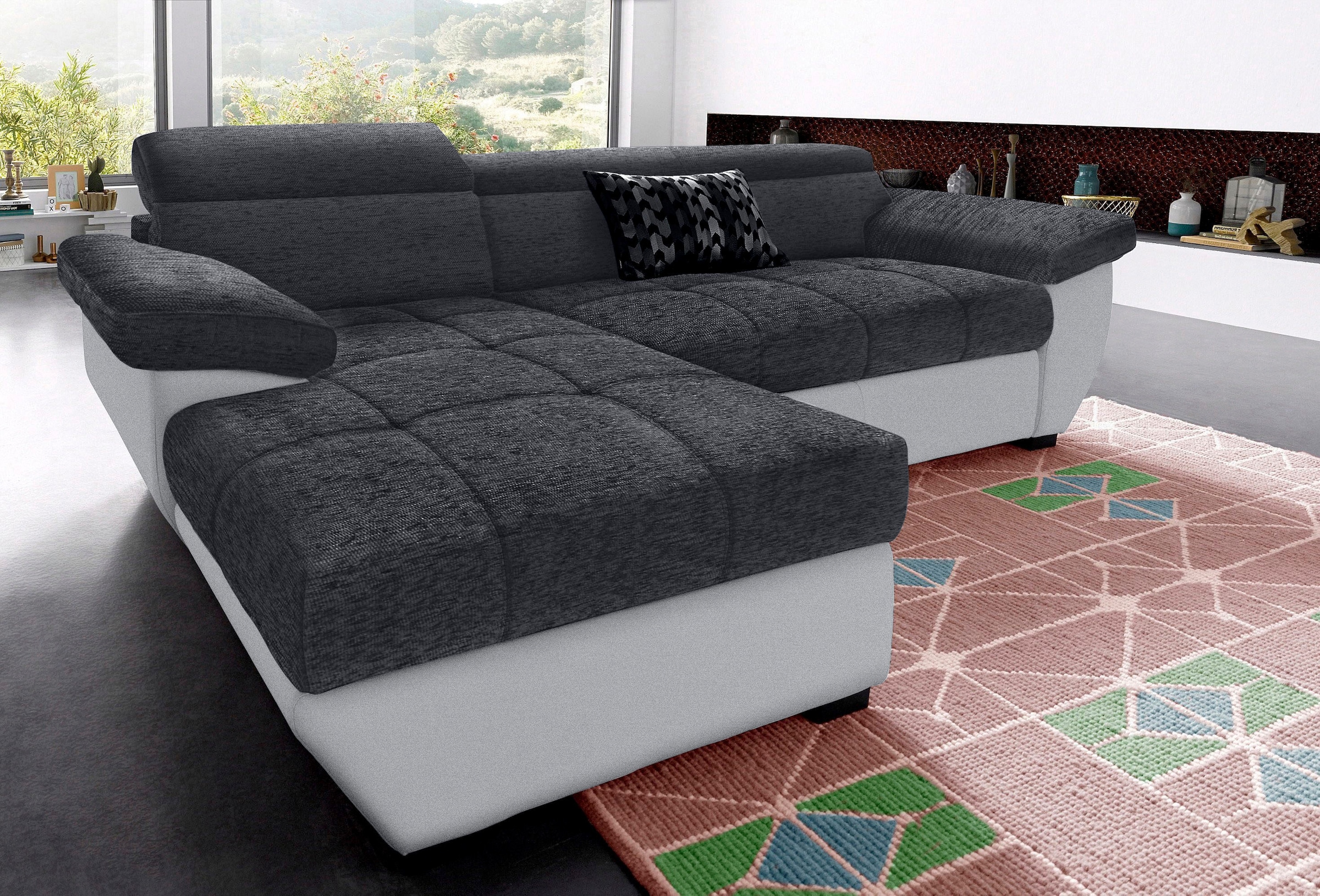 COTTA Polstergarnitur "Speedway L-Form", (Set), Set bestehend aus: Ecksofa günstig online kaufen