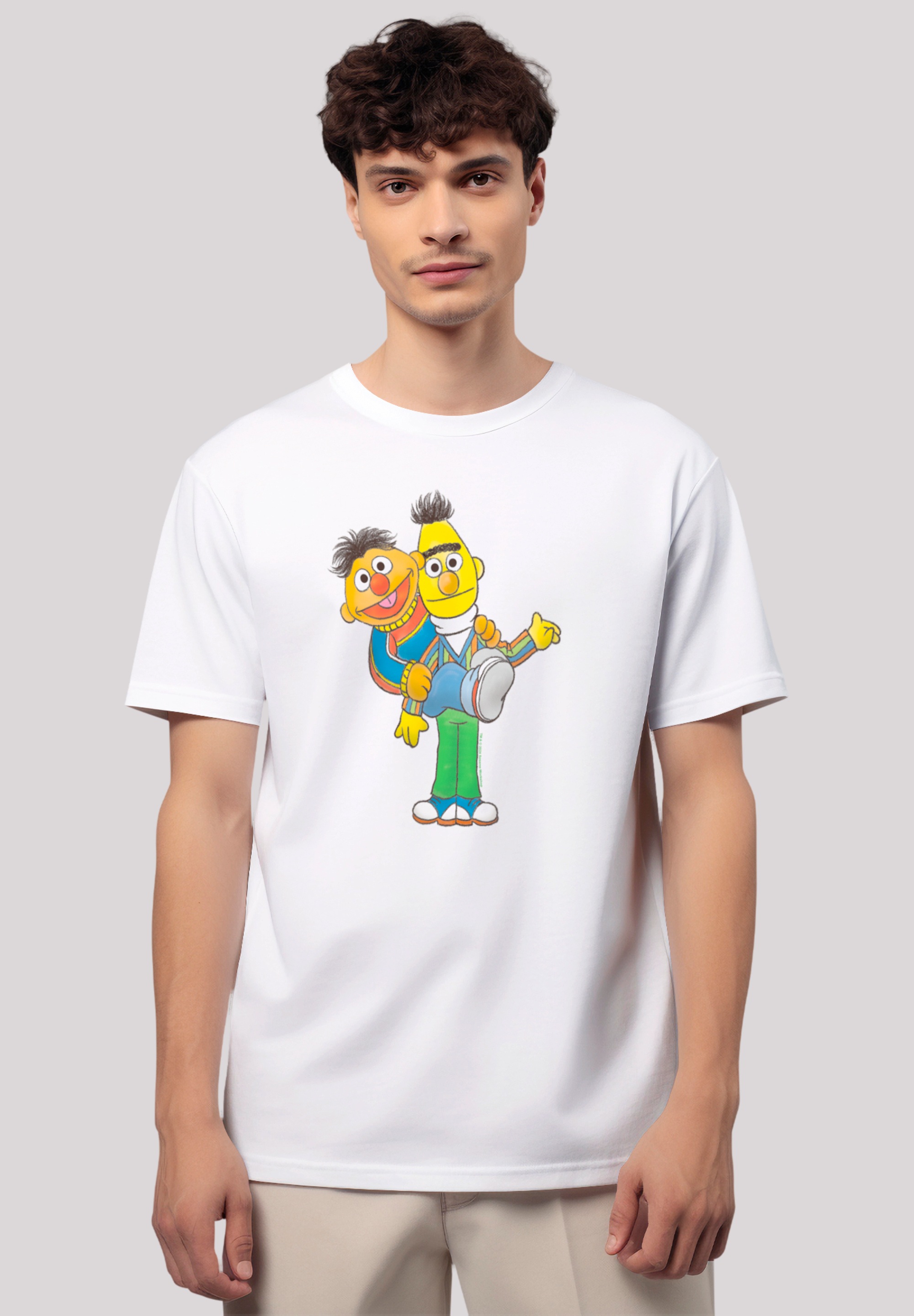 F4NT4STIC T-Shirt »Sesamstraße Ernie & Bert«, Premium Qualität