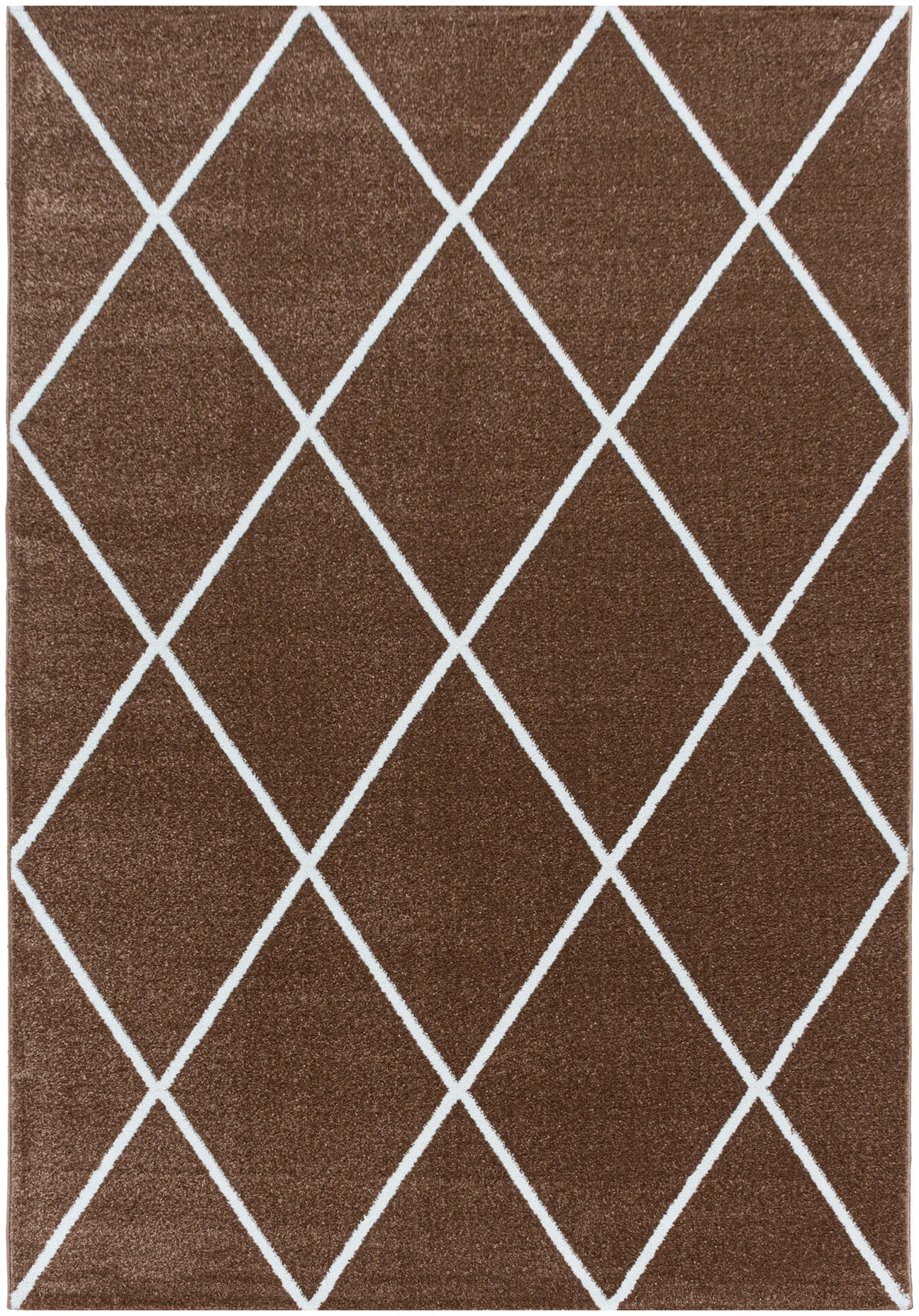 Ayyildiz Teppiche Teppich »RIO 4601«, rechteckig, 8 mm Höhe, Pflegeleicht / Strapazierfähig / Trend Colors/ Wohnzimmer