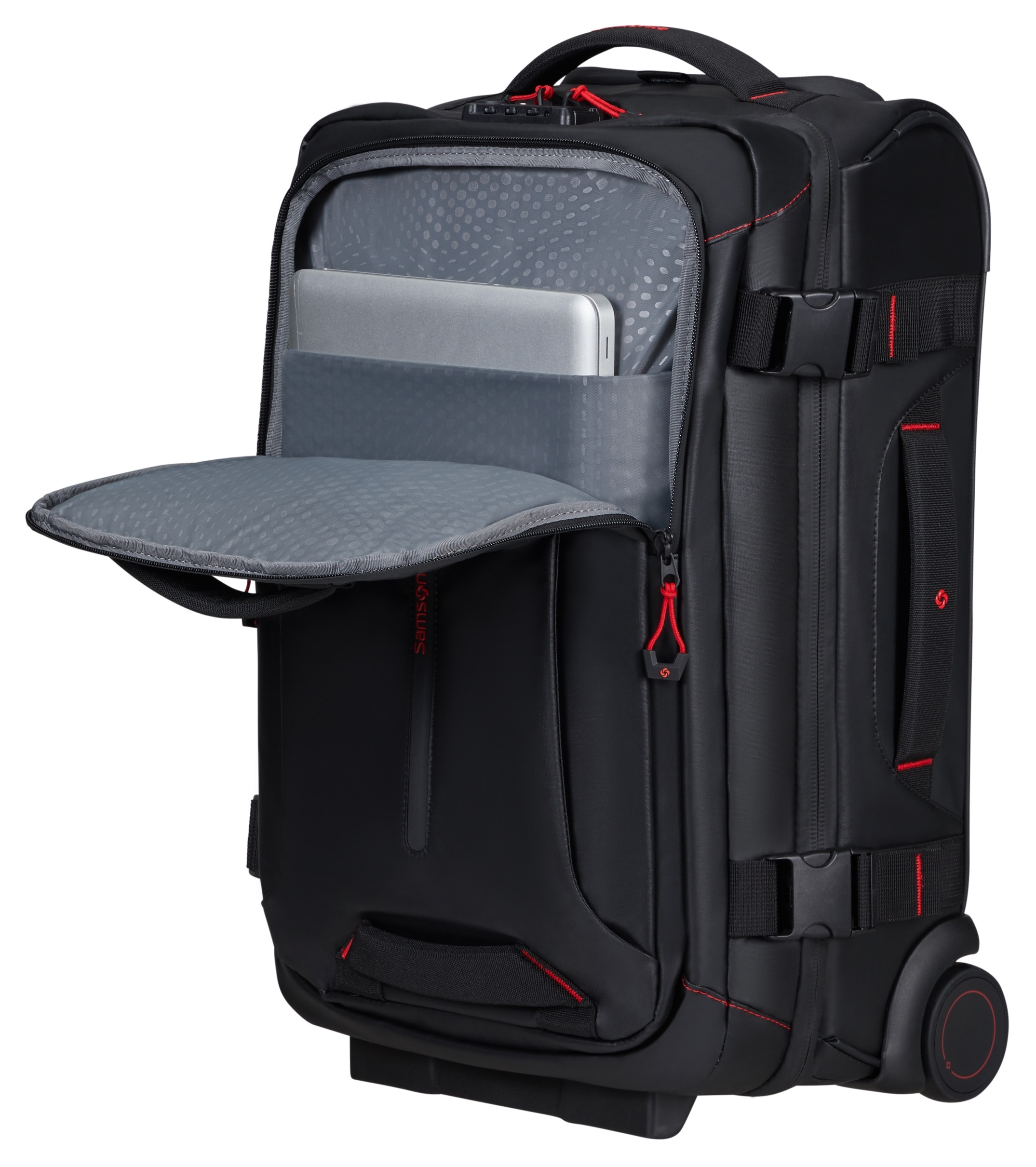 Samsonite Reisetasche »ECODIVER DUFFLE/WH 55/20 L 35CM DF«, Travelbag Reisetasche Weichgepäck Laptopfach