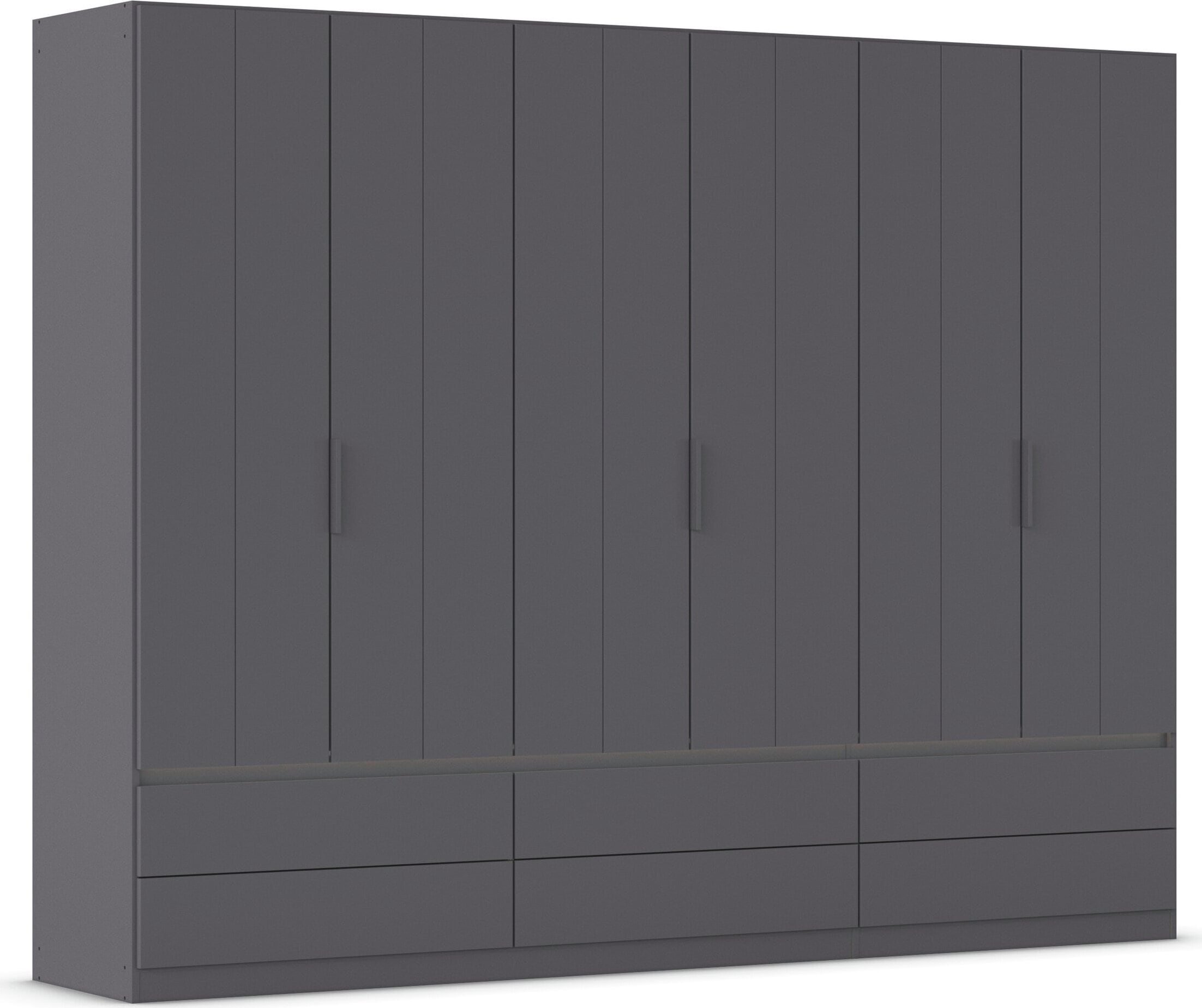 OTTO home Kleiderschrank "Schrank Garderobe ARVEN Breiten 181/226/271cm mit Beleuchtung" 3 verschiedene Ausstattungen BASIC/CLASSIC/PREMIUM (inkl. SOFT-CLOSE), puristisches Design in Plankenoptik mit Metallgriffen MADE IN GERMANY