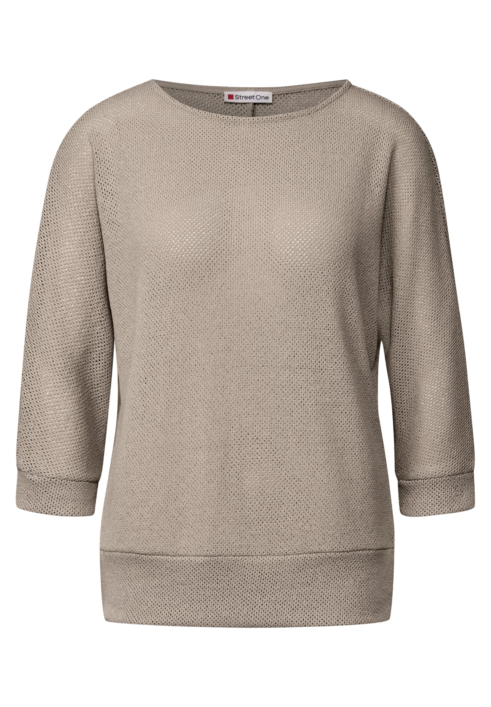STREET ONE T-Shirt, mit U-Boot-Ausschnitt
