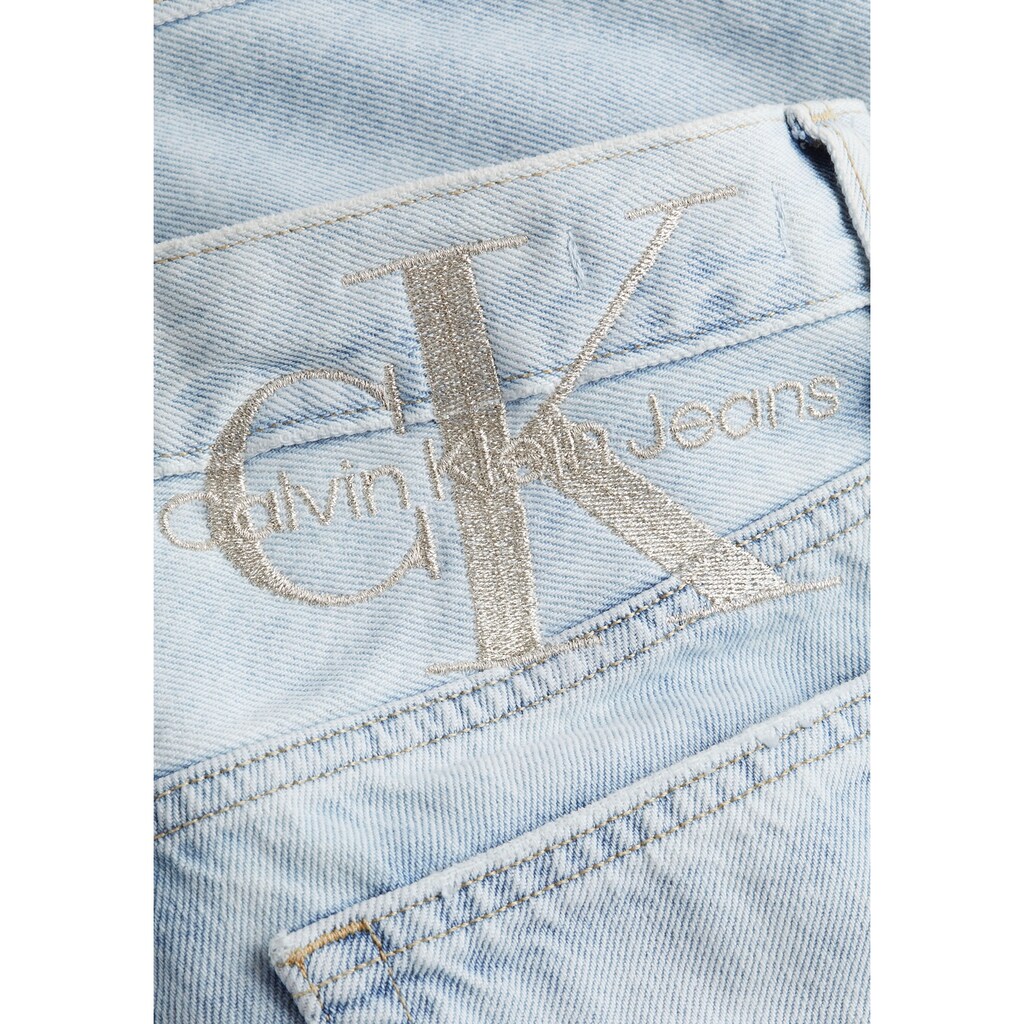 Damenmode Hosen Calvin Klein Jeans Shorts »MOM SHORT«, mit Calvin Klein Jeans Logo-Badge light-blue Damenmode Hosen Calvin Klein Jeans Shorts »MOM SHORT«, mit Calvin Klein Jeans Logo-Badge light-blue