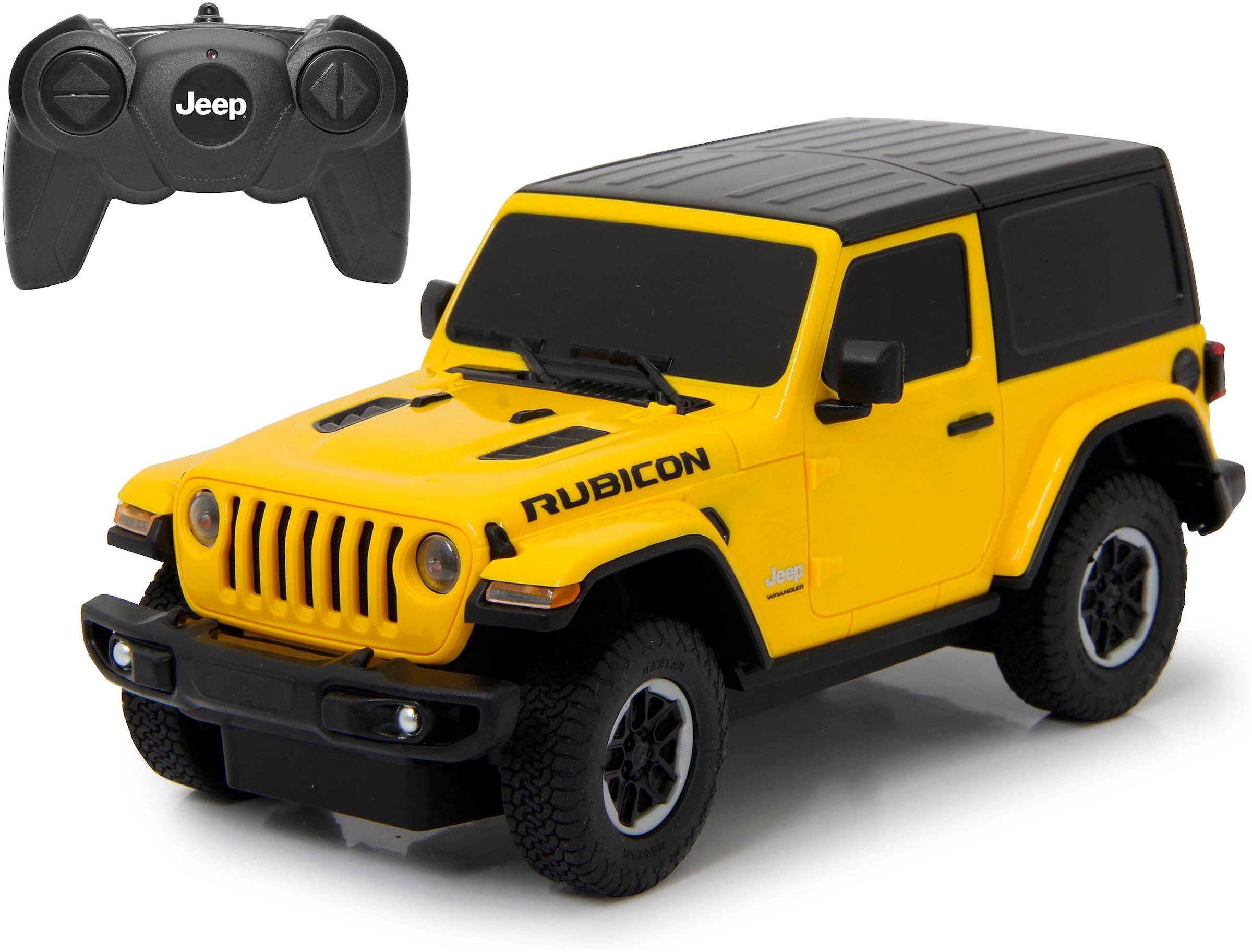 RC-Auto »Deluxe Cars, Jeep Wrangler JL, 1:24, gelb, 2,4GHz«