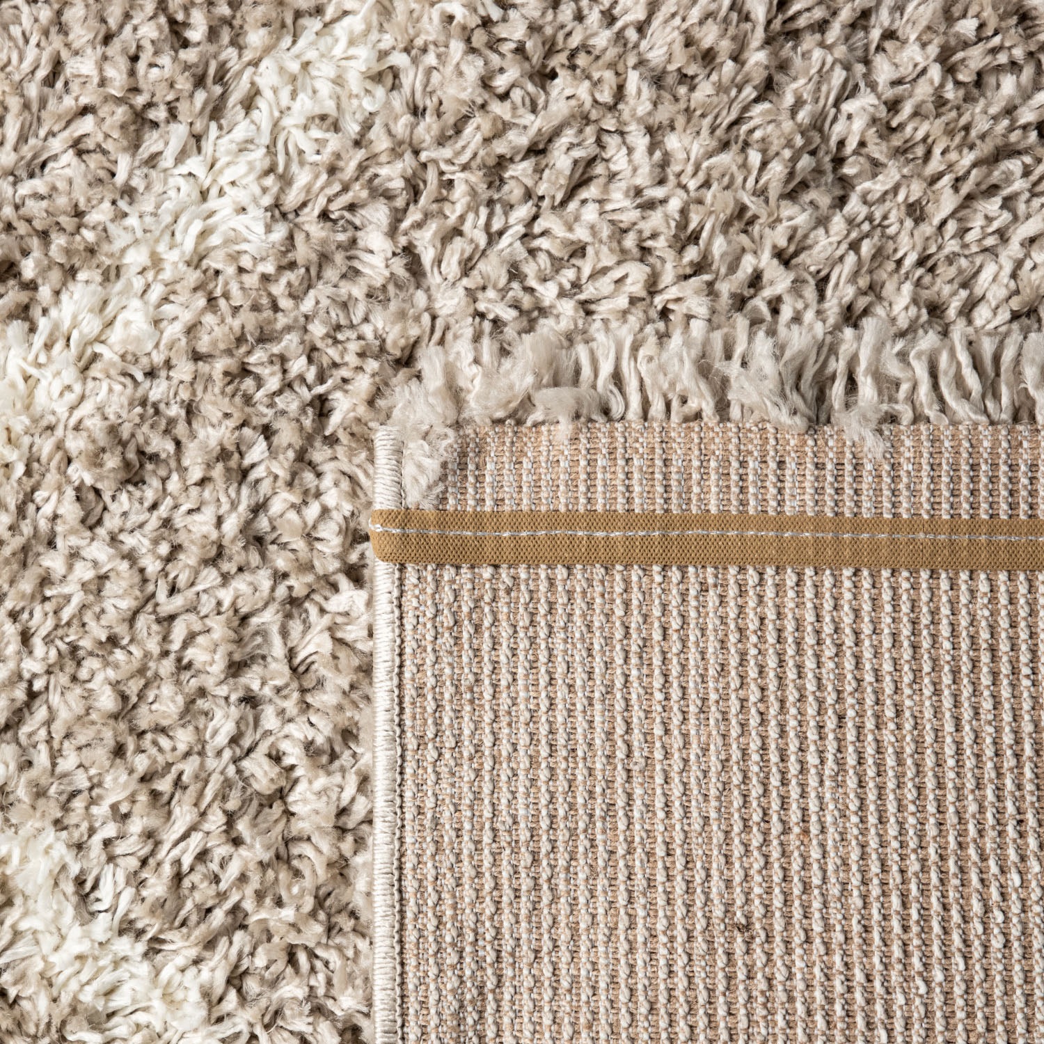 Paco Home Hochflor-Läufer »Kalmar 441«, rechteckig, 40 mm Höhe, Teppich-Läufer, Scandi Design, Rauten Muster, weich & kuschelig