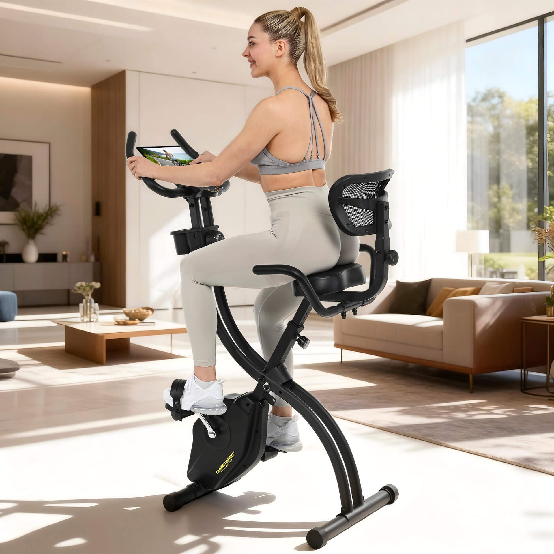 Christopeit Sport® Heimtrainer »S-Bike Velo Fit« 120 kg max. Benutzergewicht, Fahrrad, 14 Widerstandsstufen