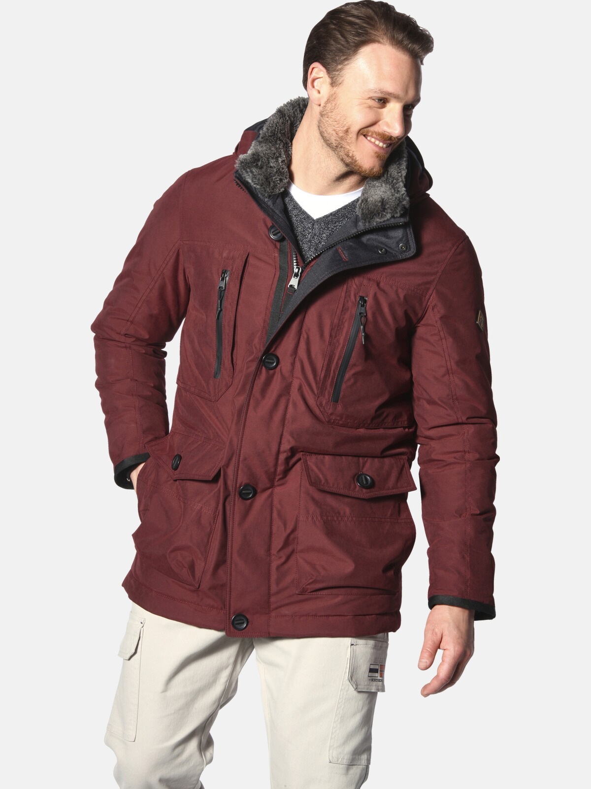 Jan Vanderstorm Winterjacke "Funktionsjacke BOTULFR"