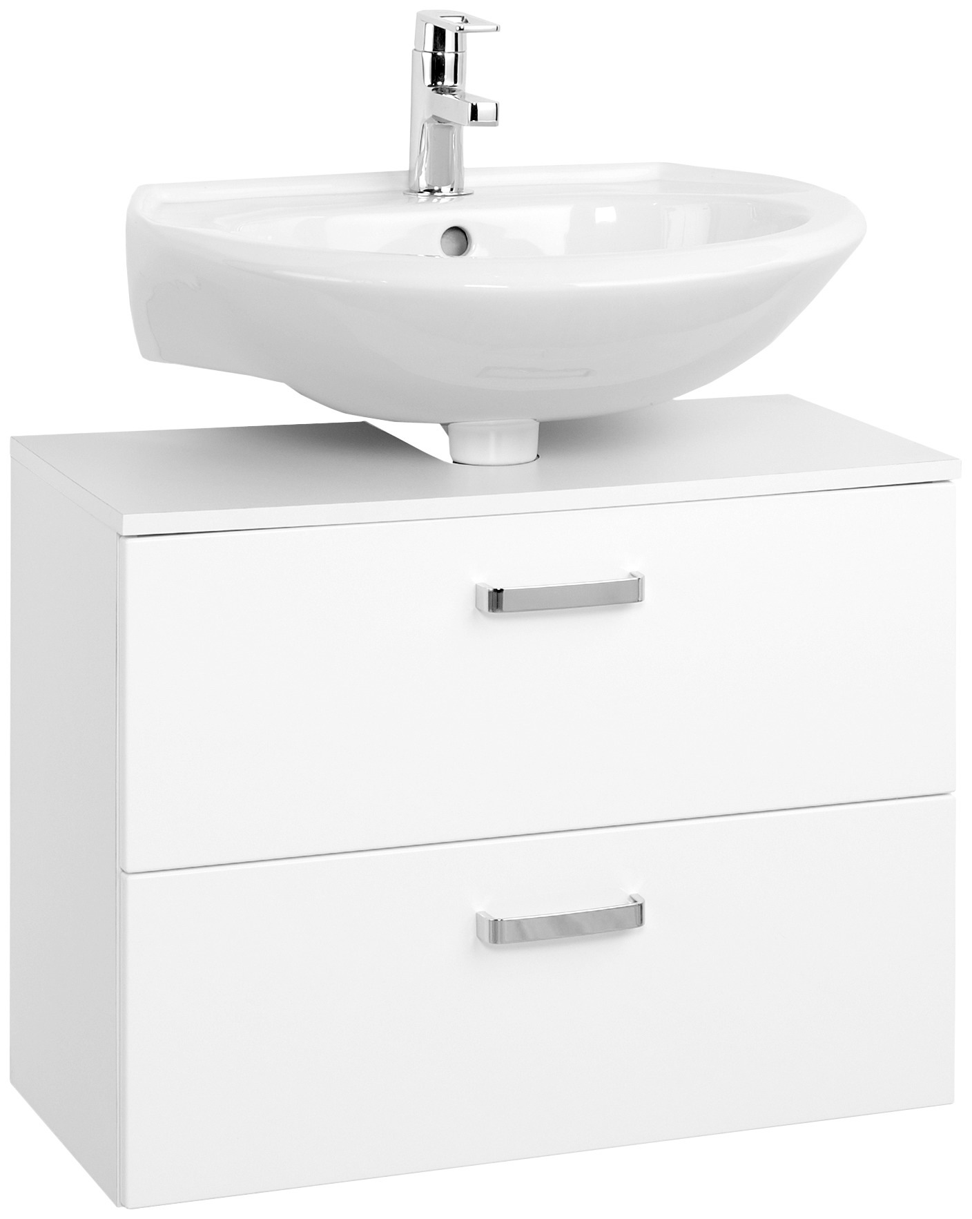 welltime Badmöbel-Set "Dorina" 2 Stk. tlg. besteht aus Unterbeckenschrank u günstig online kaufen