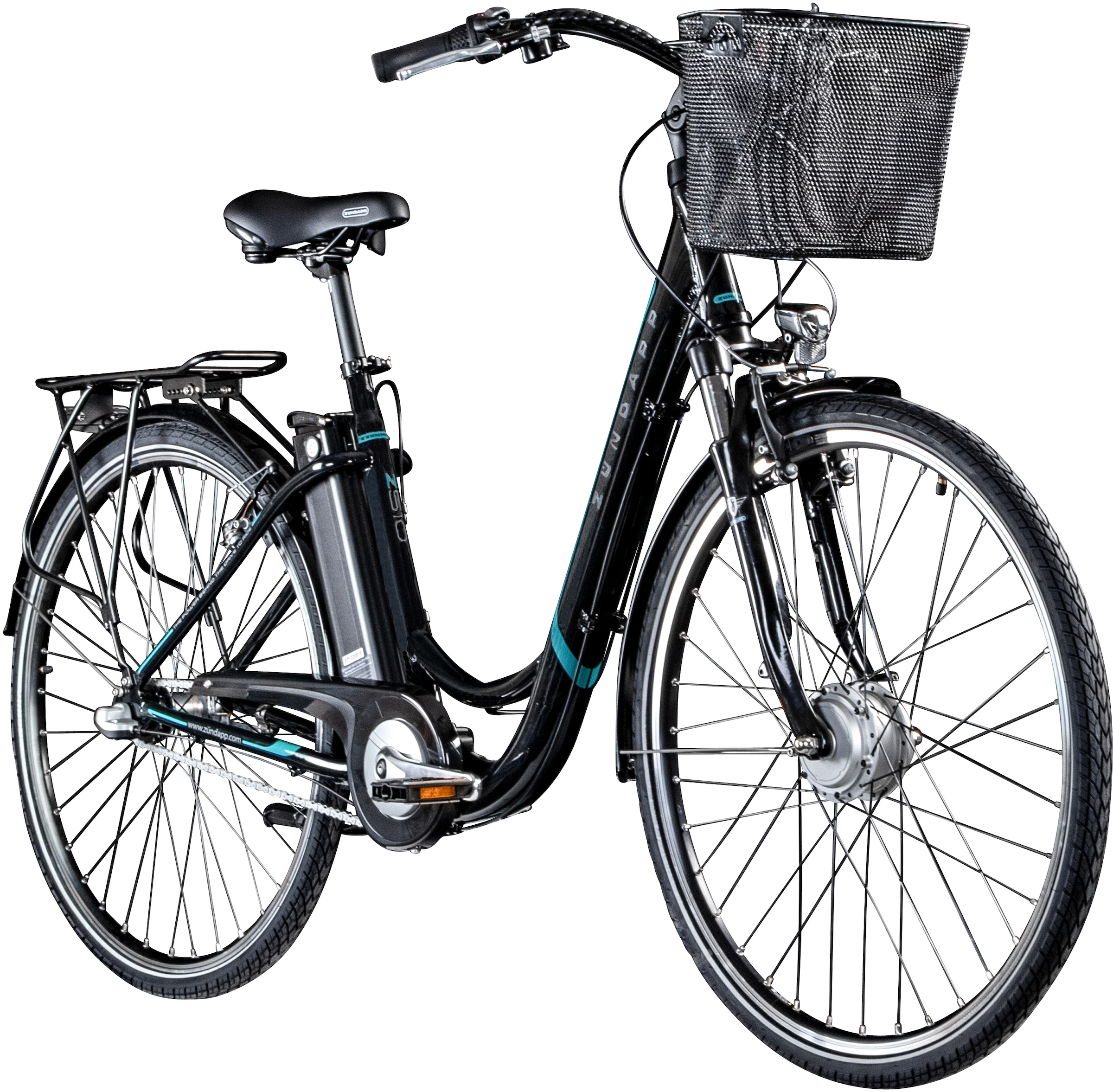 Zündapp E-Bike »Z510«, 3 Gang, Shimano, Nexus SC-3C41, Frontmotor 250 W, Pedelec