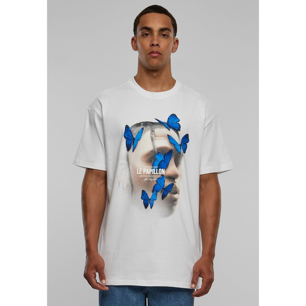 Upscale by Mister Tee Kurzarmshirt »Upscale by Mister Tee Herren Le Papillon Oversize Tee«, (1 tlg.)