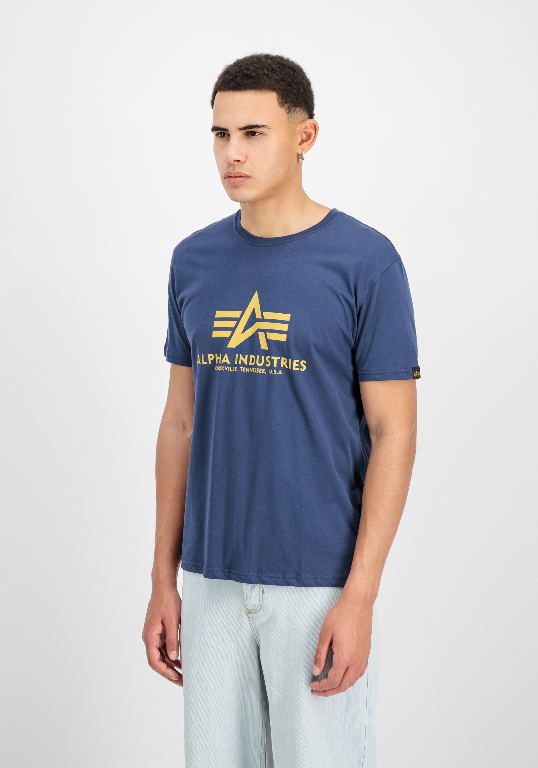 Alpha Industries T-Shirt "Alpha Industries Men - T-Shirts Basic T-Shirt BL" günstig online kaufen