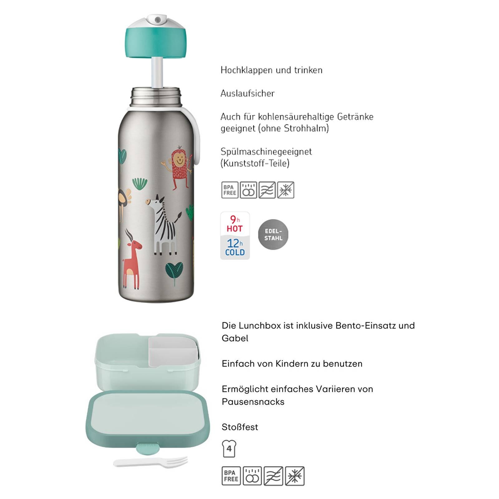 Mepal Lunchset mit Thermoflasche Campus 2-tlg.
