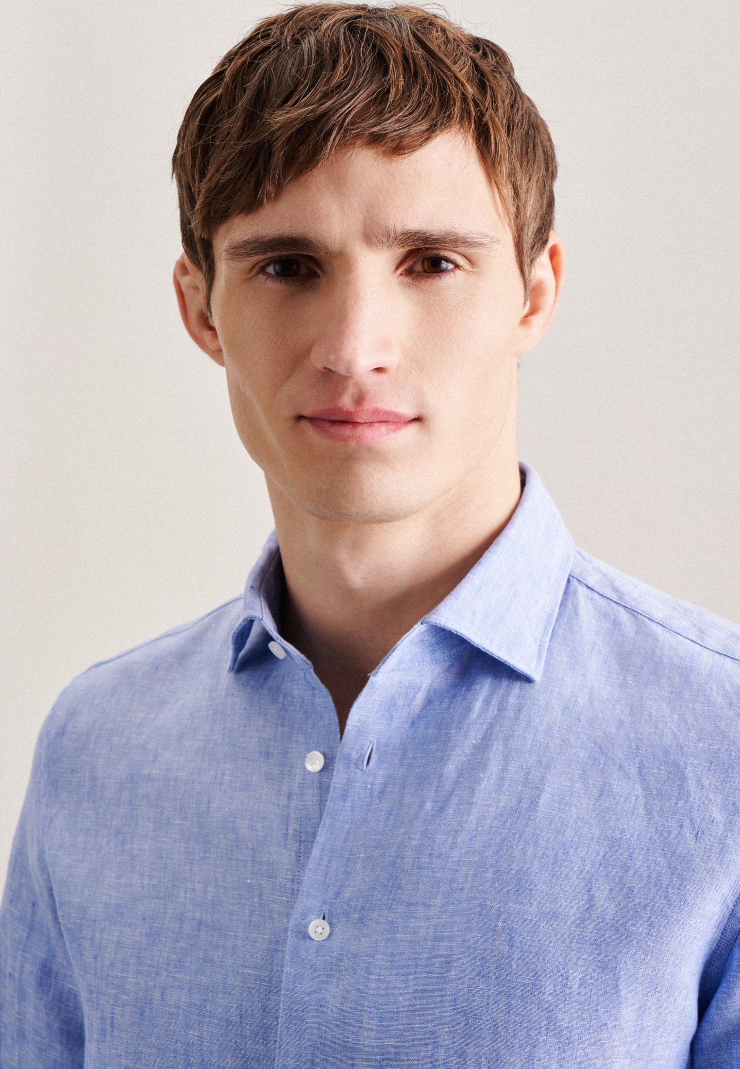 seidensticker Businesshemd »Slim« Slim 1/1 Kentkragen Uni