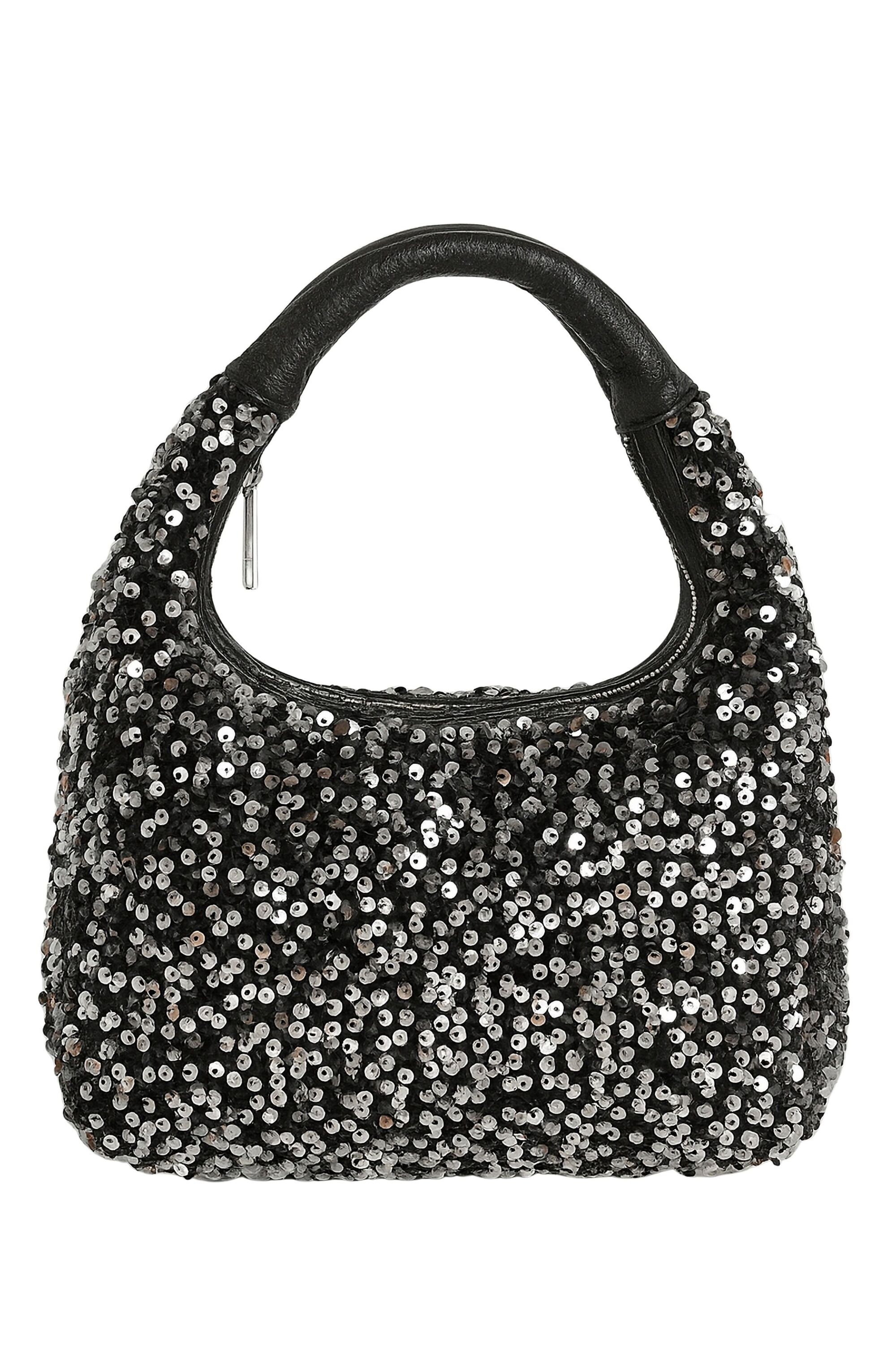 COLLEZIONE ALESSANDRO "Pailetten" Abendtasche mit Pailetten