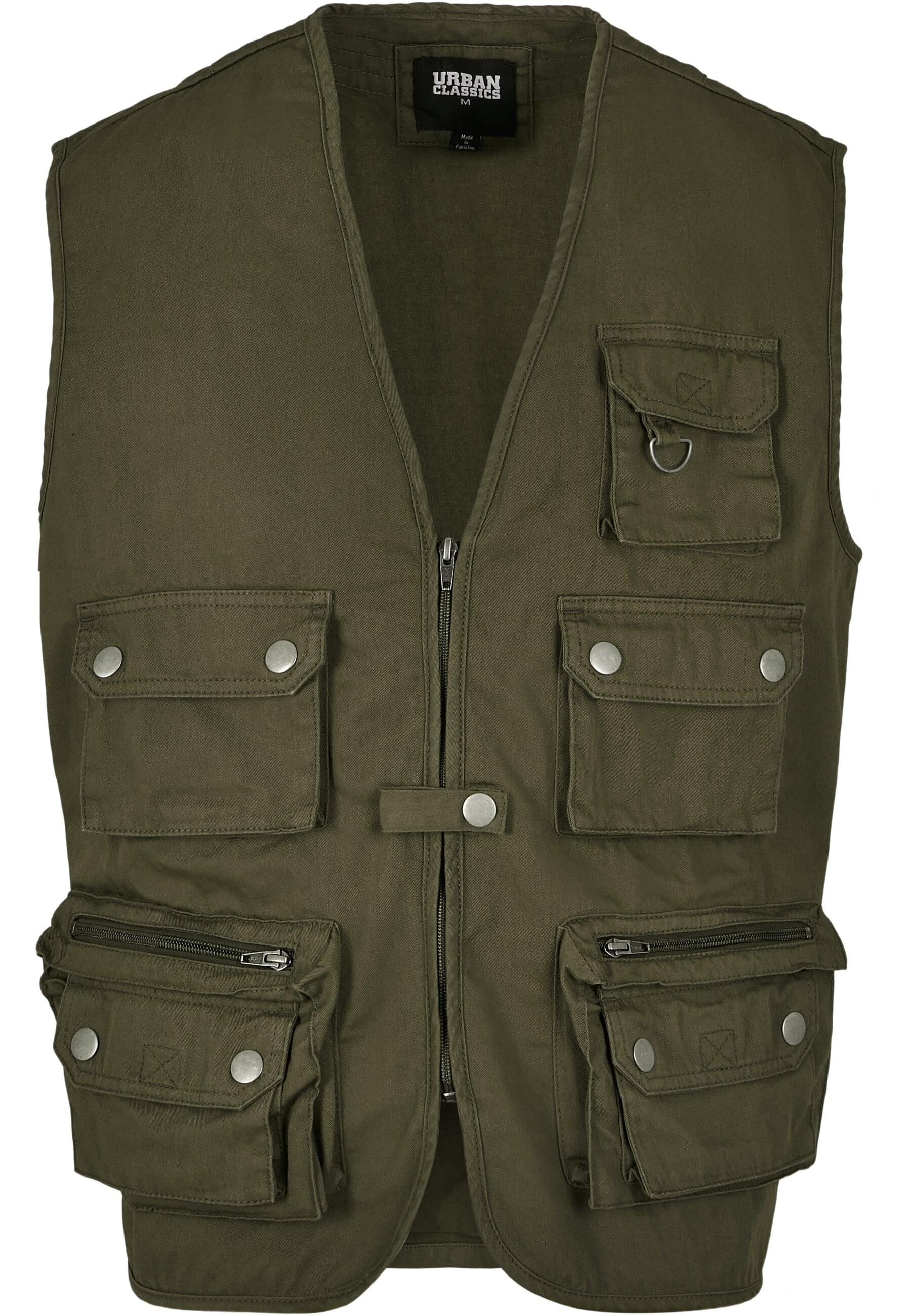 URBAN CLASSICS Jerseyweste "Urban Classics Herren Worker Vest", (1 tlg.)