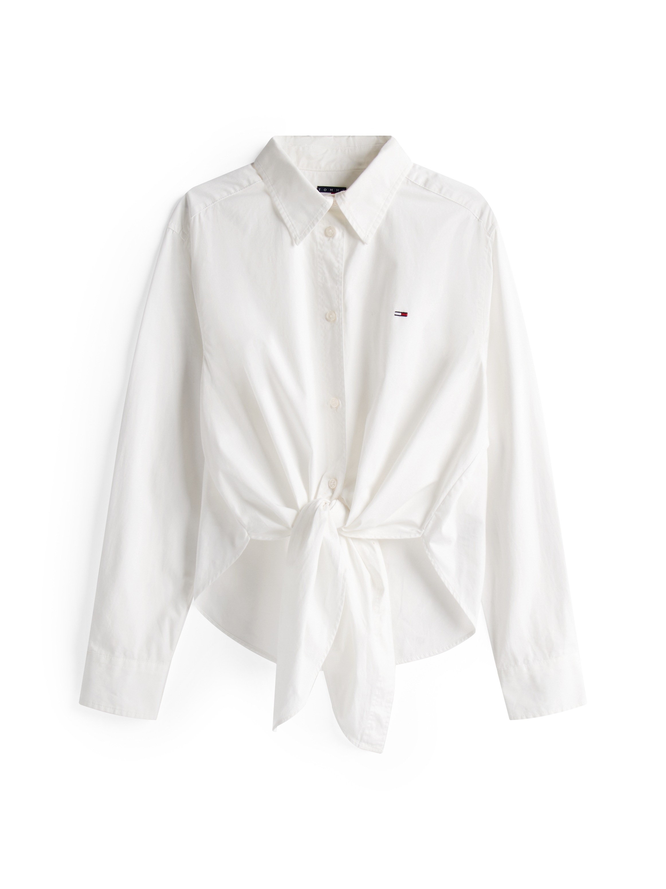 Thumbnail - Tommy Jeans Langarmbluse "TJW LS TIE FRONT SHIRT"