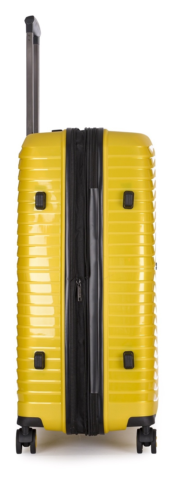 Stratic Trolley »BRIGHT+ Koffer L«, (1 St.), 4 Rollen, Hartschalenkoffer Trolley TSA-Zahlenschloss STRATIC CONNECT NFC-Chip