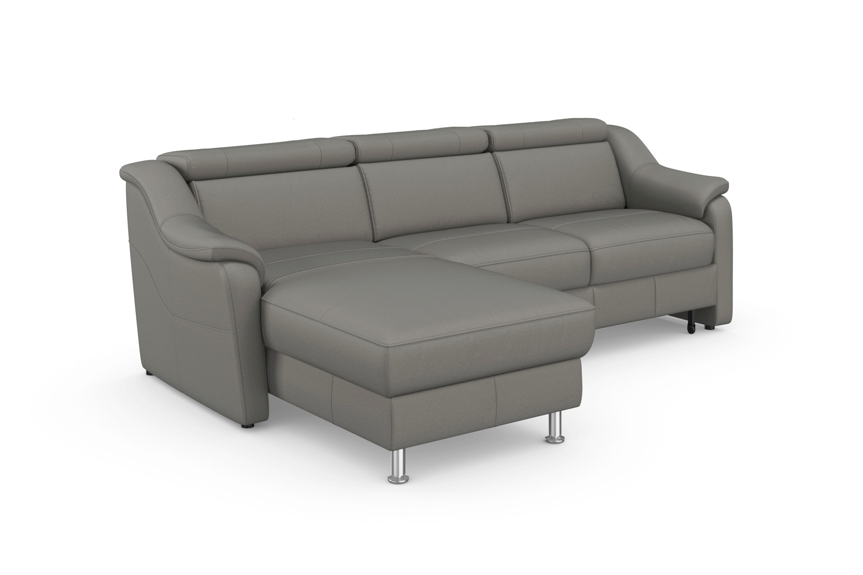 Thumbnail - sit&more Ecksofa "Freetown L-Form" inklusive Kopfteilverstellung und komfortablem Federkern