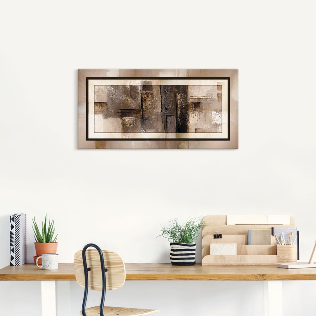 Artland Wandbild »Quadrate - abstrakt 1«, Muster, (1 St.)