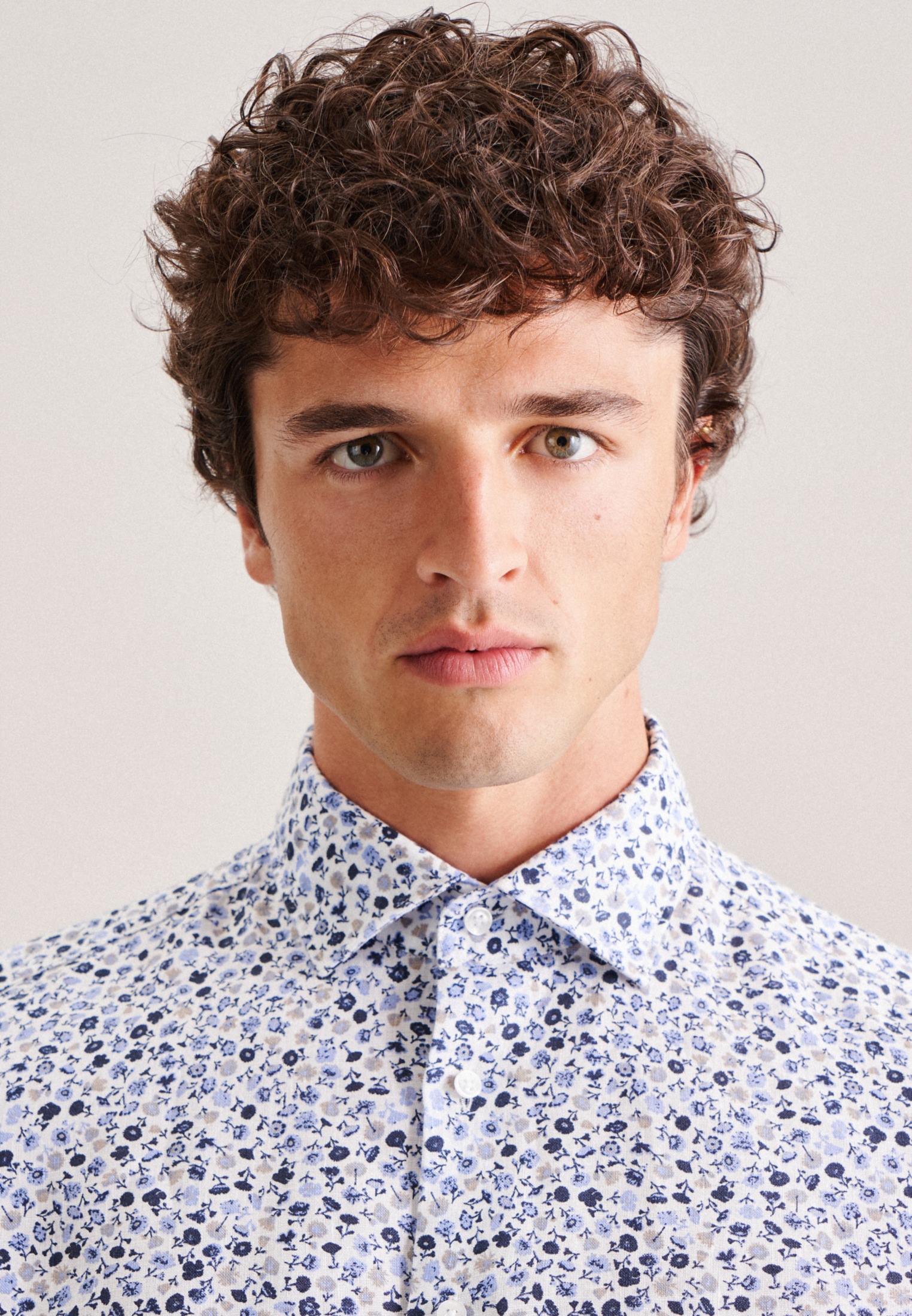 seidensticker Businesshemd "Slim", Slim Langarm Kentkragen Floral günstig online kaufen