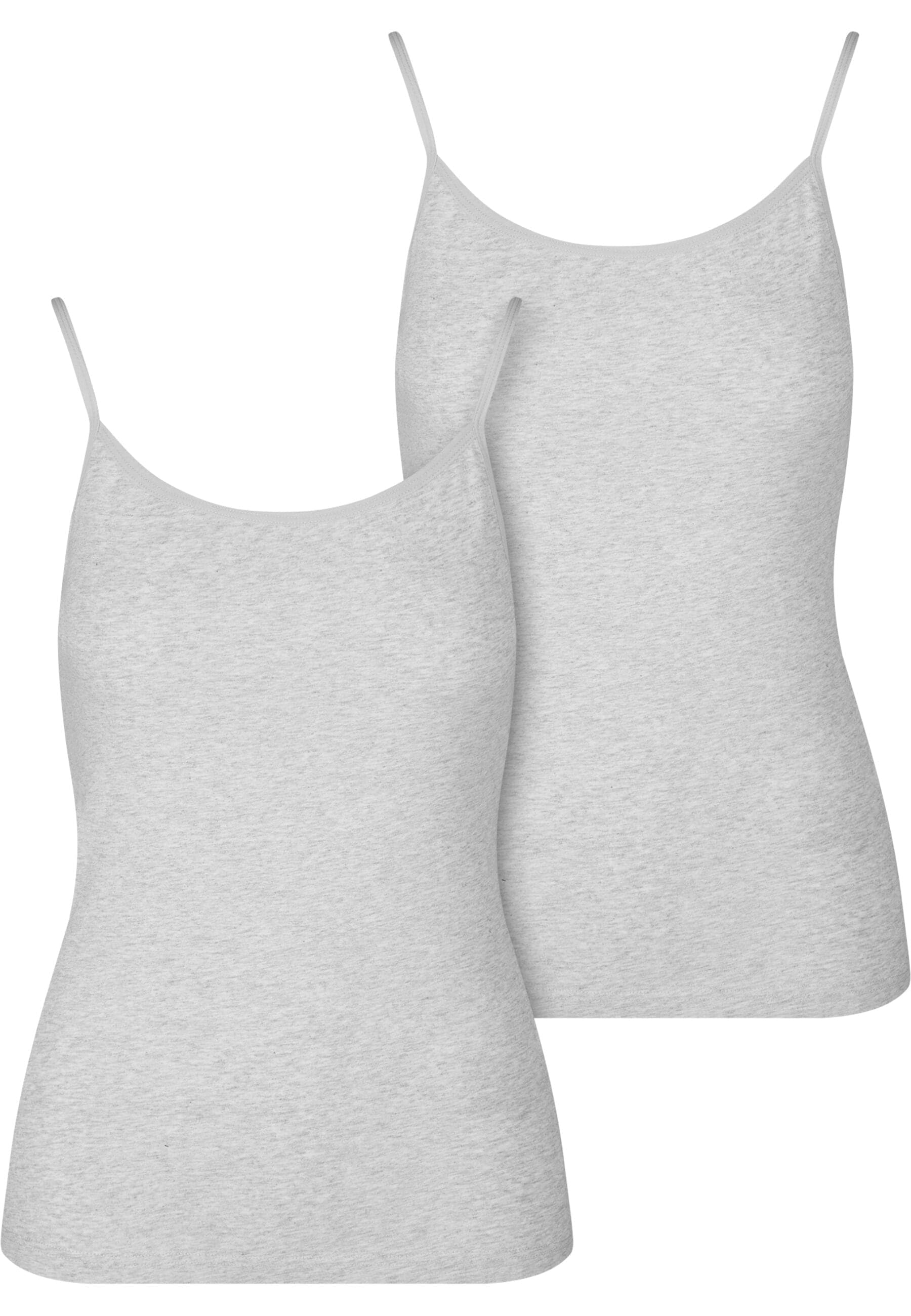 URBAN CLASSICS Muskelshirt "Urban Classics Ladies Basic Tank Top Cotton 2-P günstig online kaufen