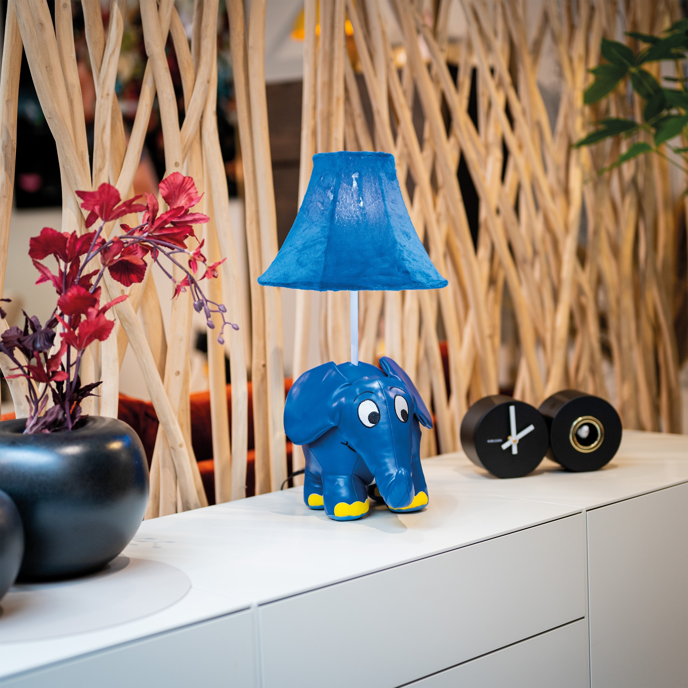 Happy Lamps for smiling eyes LED Tischleuchte »Der Elefant«, 1 flammig, Leuchtmittel GU 5,3 | LED fest integriert, Hochwertig, Einzigartig, Zertifiziert, Nachhaltig